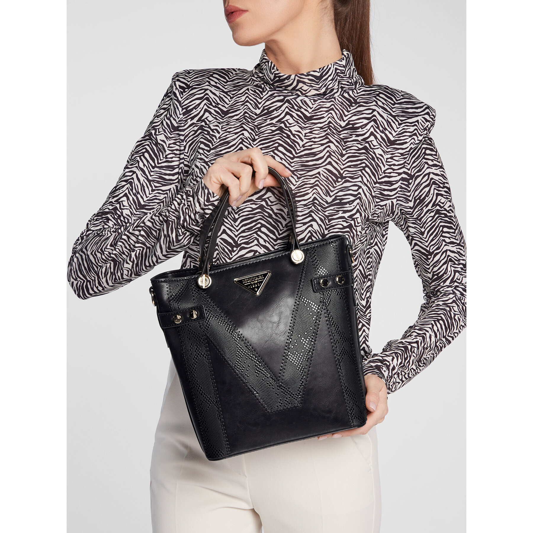 Monnari Дамска чанта BAG1390-020 Черен - Pepit.bg