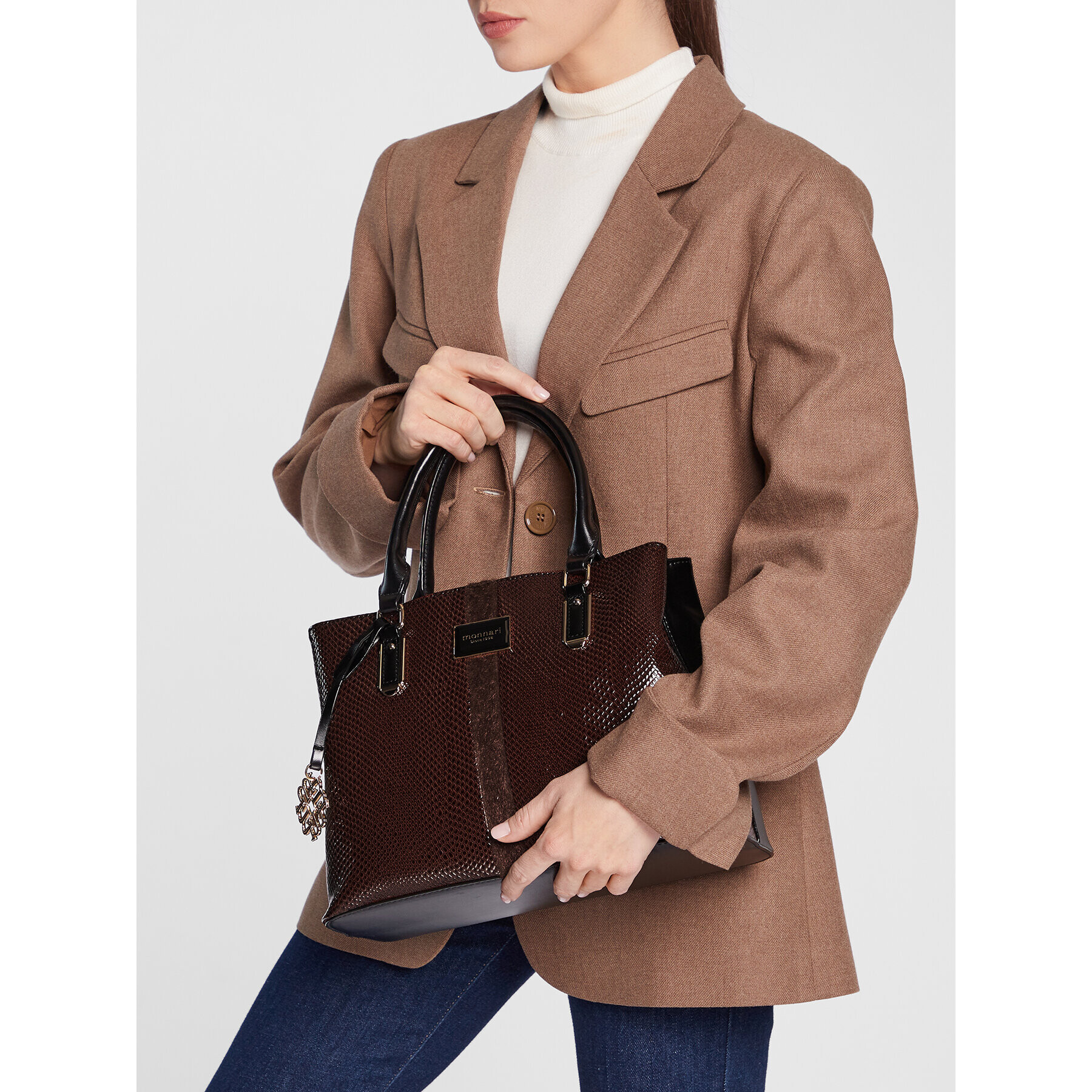 Monnari Дамска чанта BAG1410-017 Кафяв - Pepit.bg