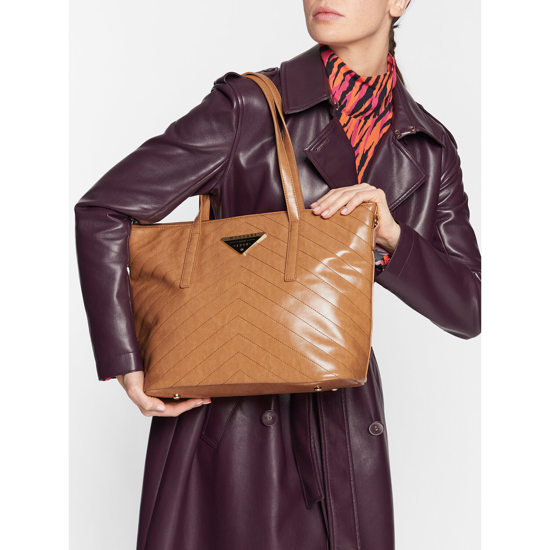 Monnari Дамска чанта BAG1440-015 Кафяв - Pepit.bg