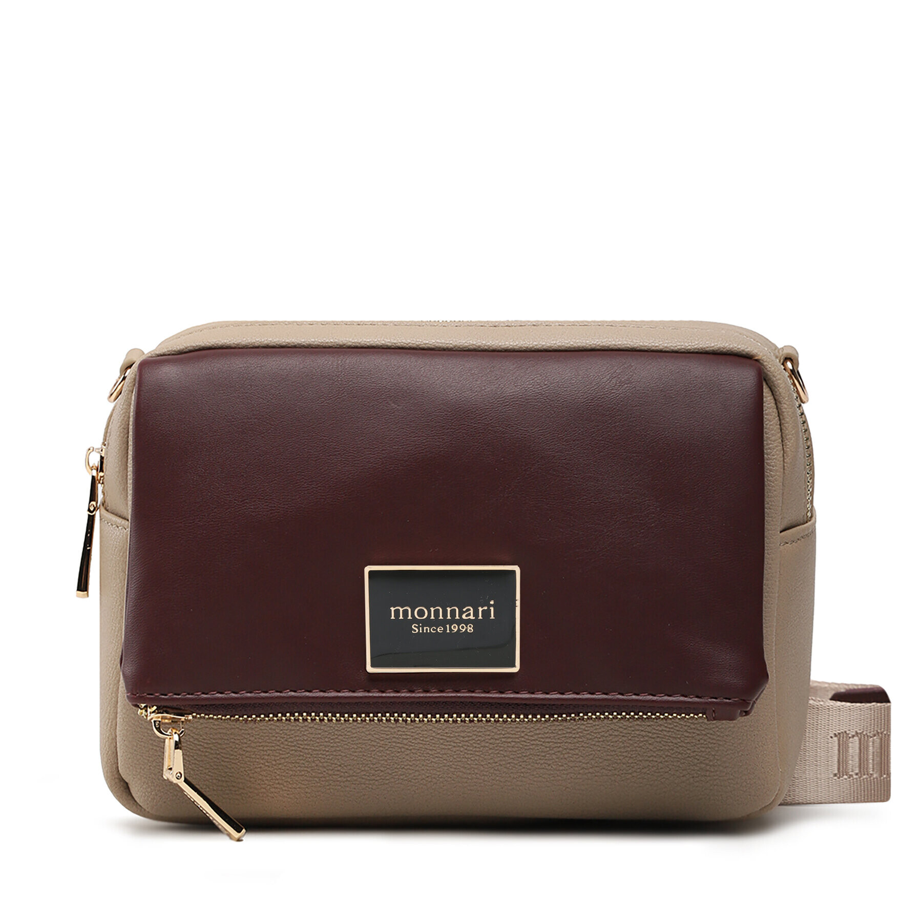 Monnari Дамска чанта BAG2220-M15 Бежов - Pepit.bg