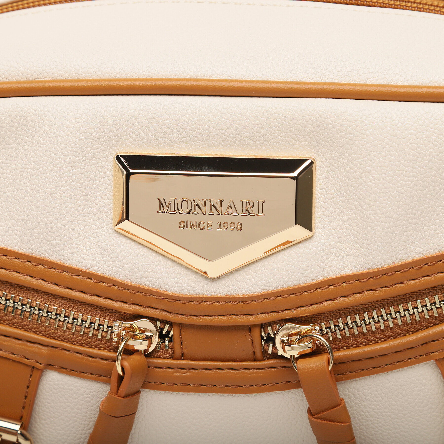 Monnari Дамска чанта BAG2250-M00 Бежов - Pepit.bg