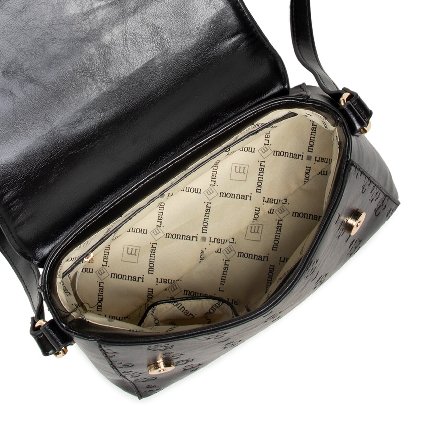 Monnari Дамска чанта BAG2410-020 Черен - Pepit.bg