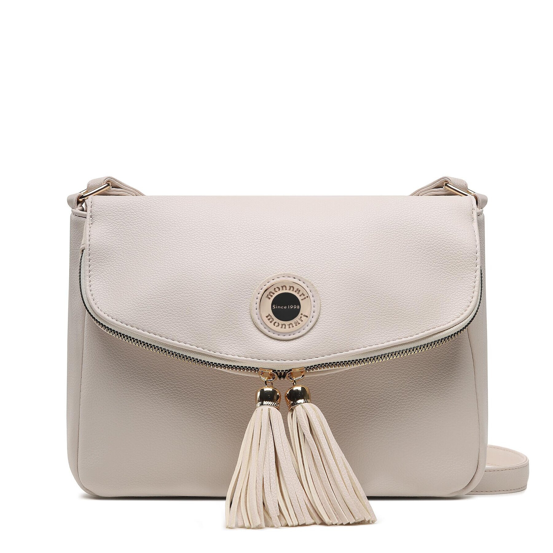 Monnari Дамска чанта BAG2490-M00 Екрю - Pepit.bg