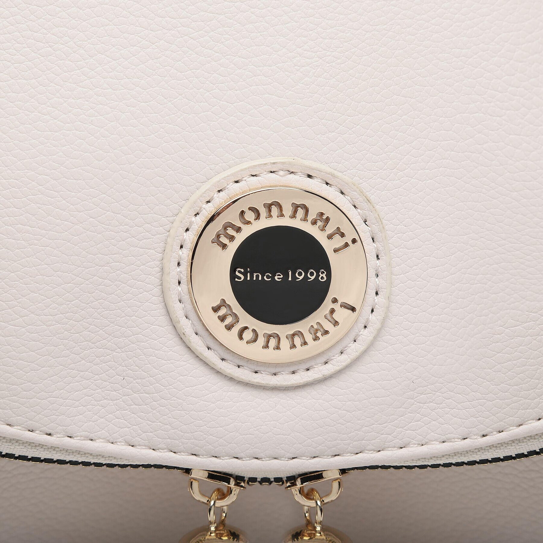 Monnari Дамска чанта BAG2490-M00 Екрю - Pepit.bg