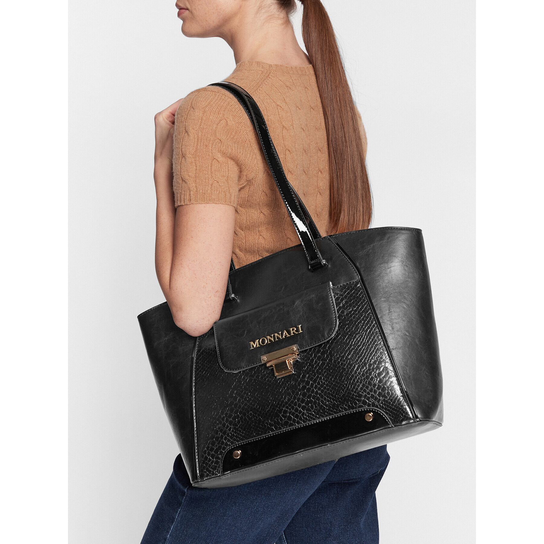 Monnari Дамска чанта BAG2830-020 Черен - Pepit.bg