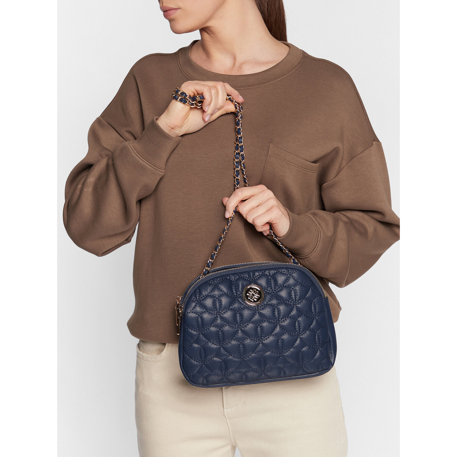 Monnari Дамска чанта BAG2860-013 Тъмносин - Pepit.bg