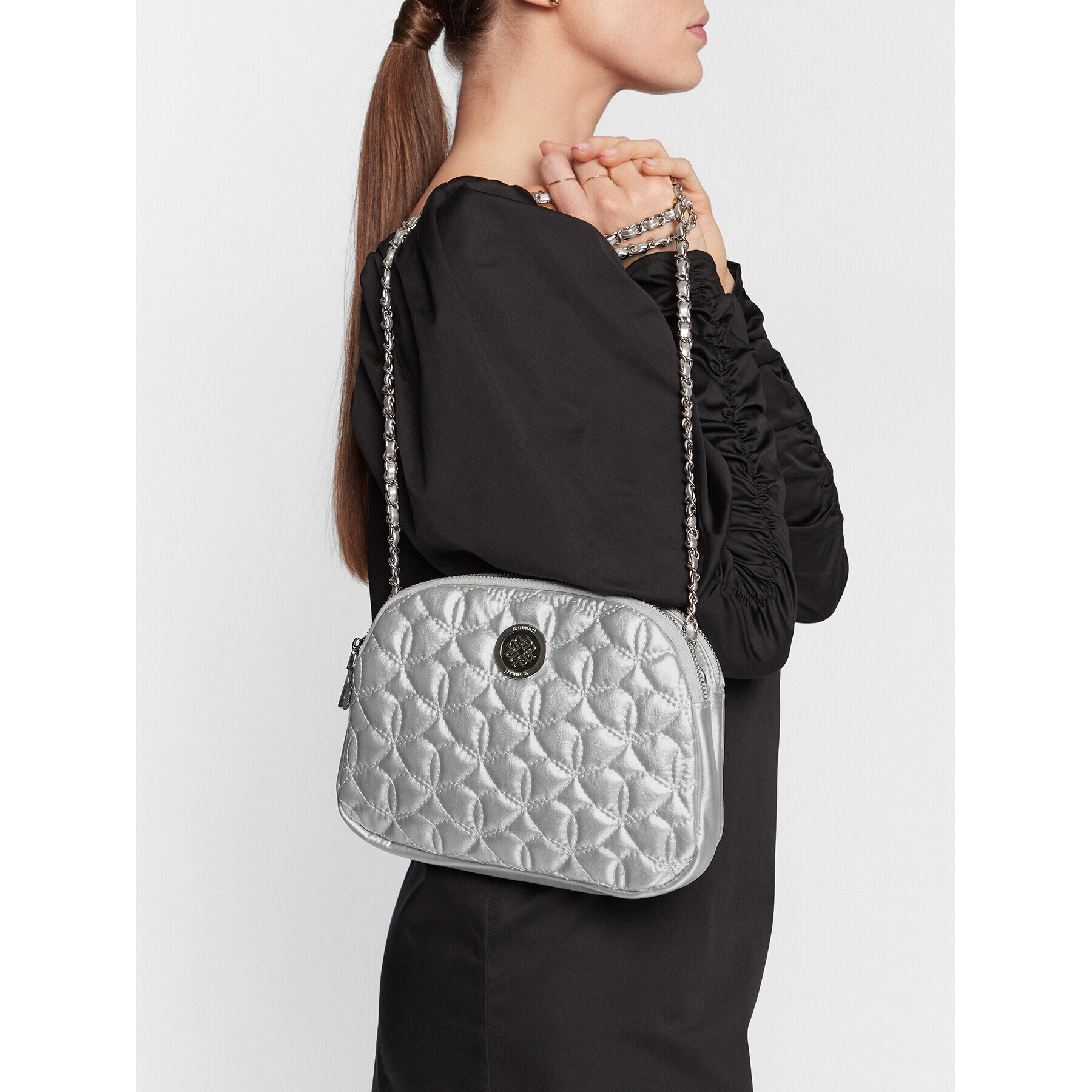 Monnari Дамска чанта BAG2860-022 Сребрист - Pepit.bg