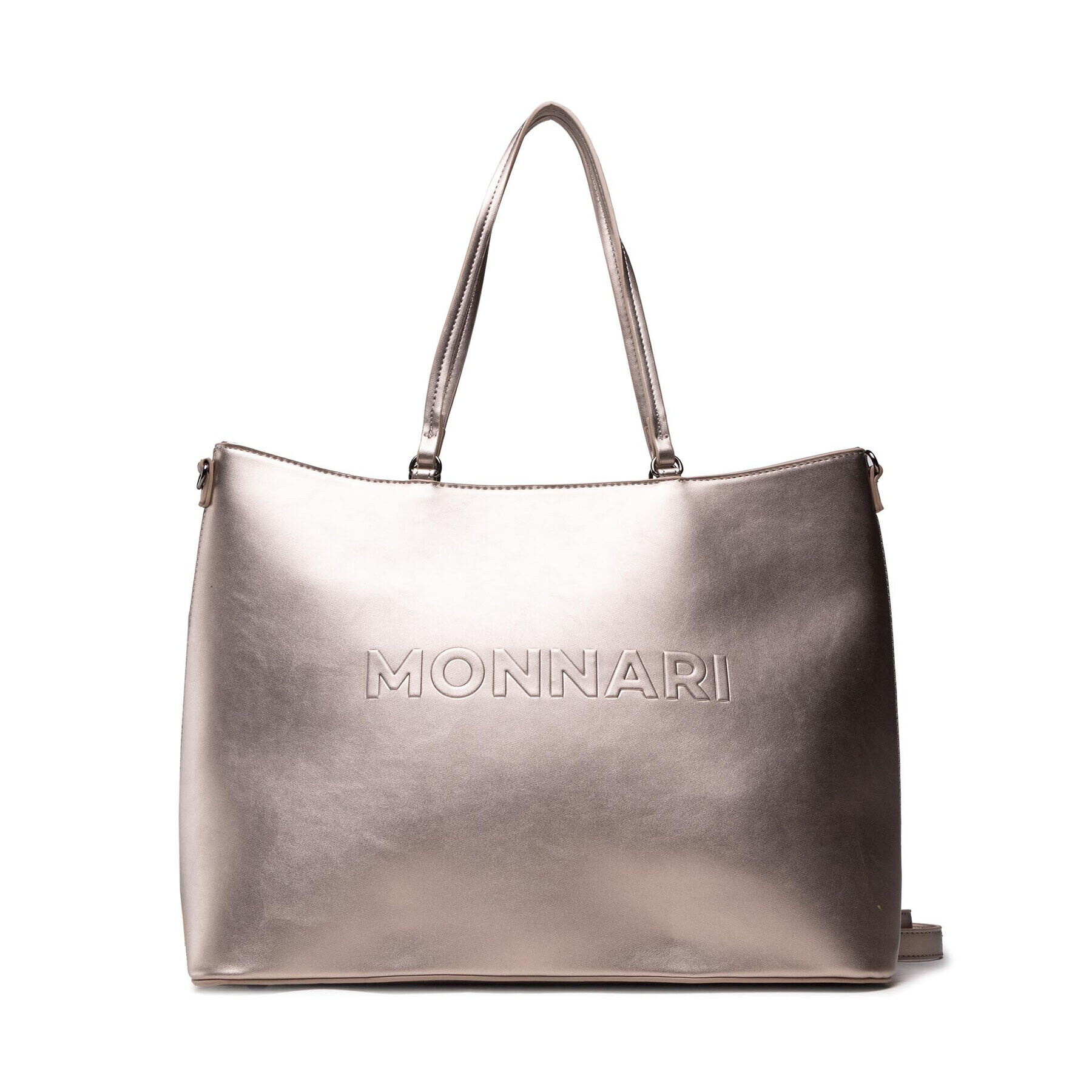 Monnari Дамска чанта BAG3420-M19 Сребрист - Pepit.bg