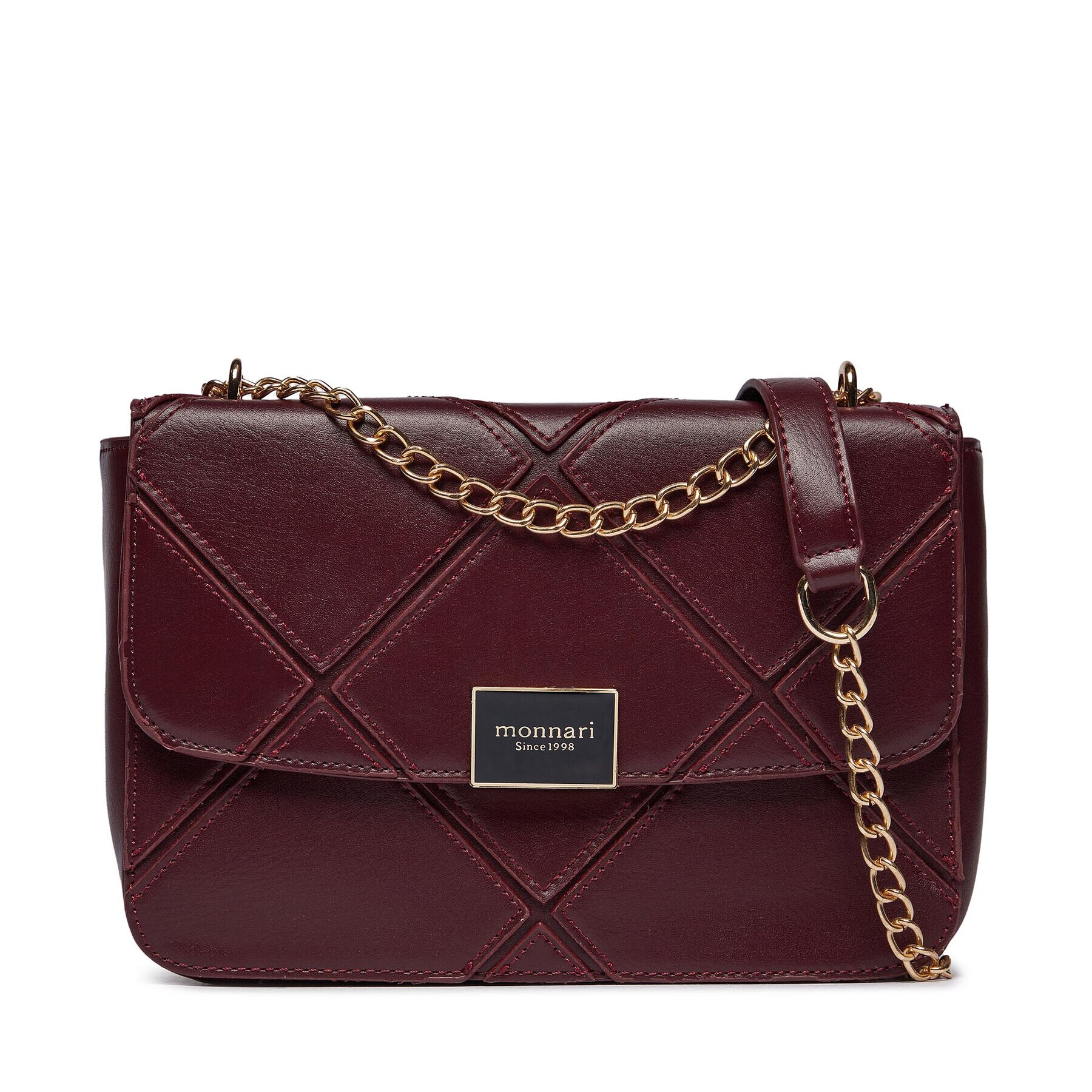 Monnari Дамска чанта BAG3790-M05 Бордо - Pepit.bg