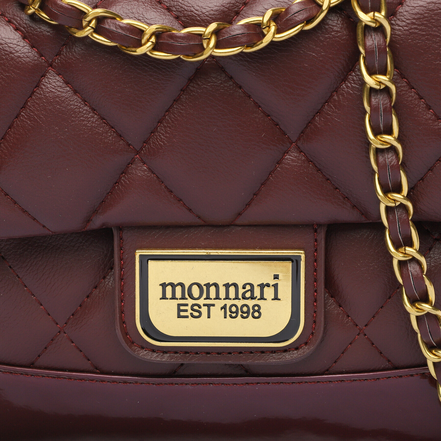Monnari Дамска чанта BAG4000-M05 Бордо - Pepit.bg