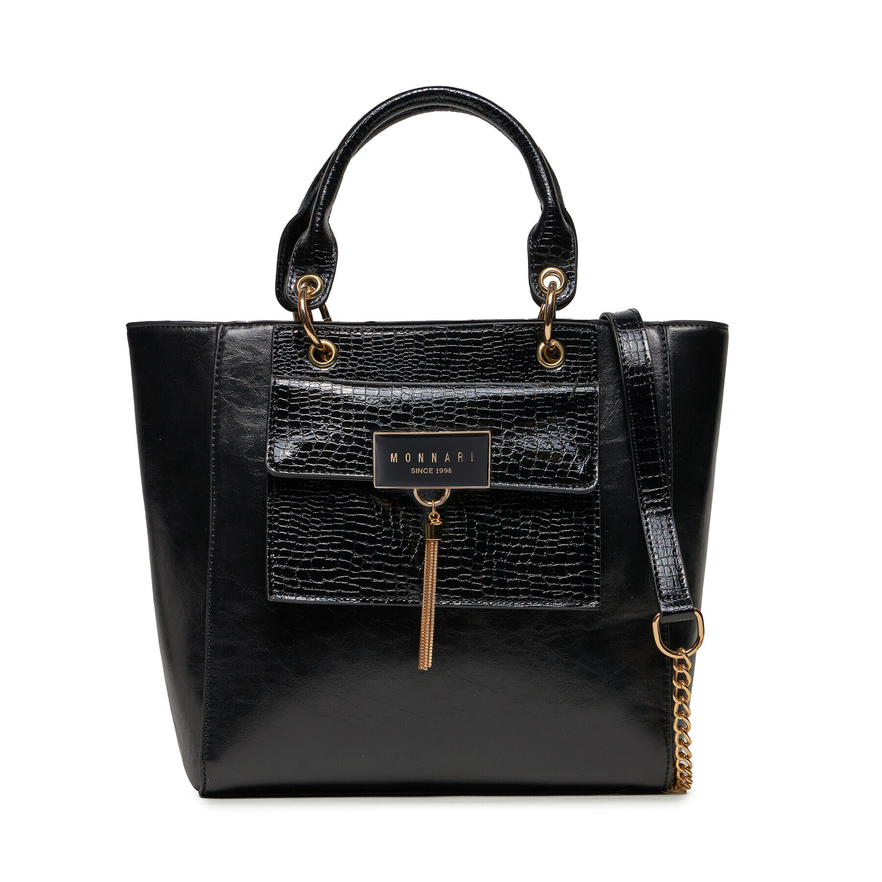 Monnari Дамска чанта BAG4510-M20 Черен - Pepit.bg