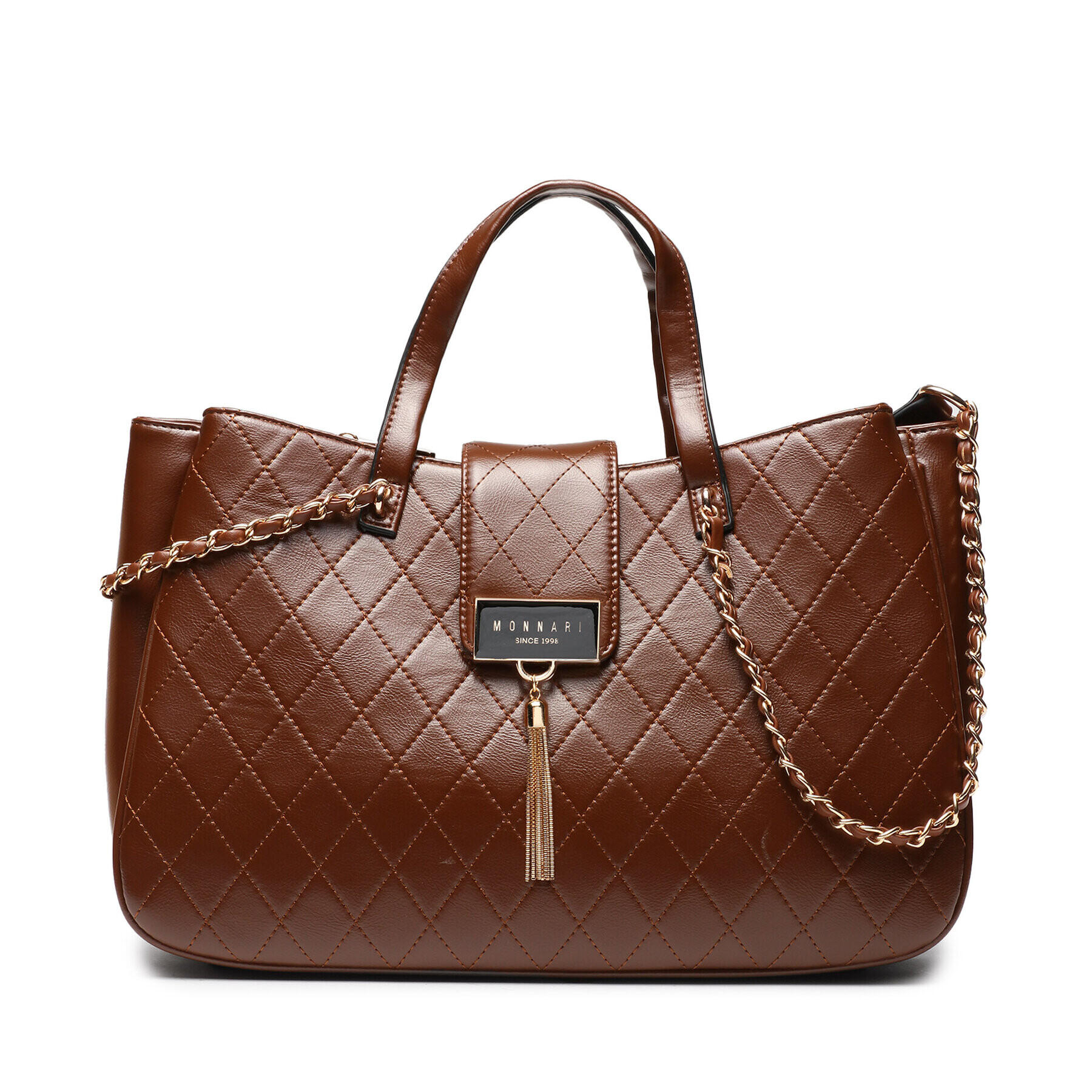 Monnari Дамска чанта BAG4540-M17 Кафяв - Pepit.bg
