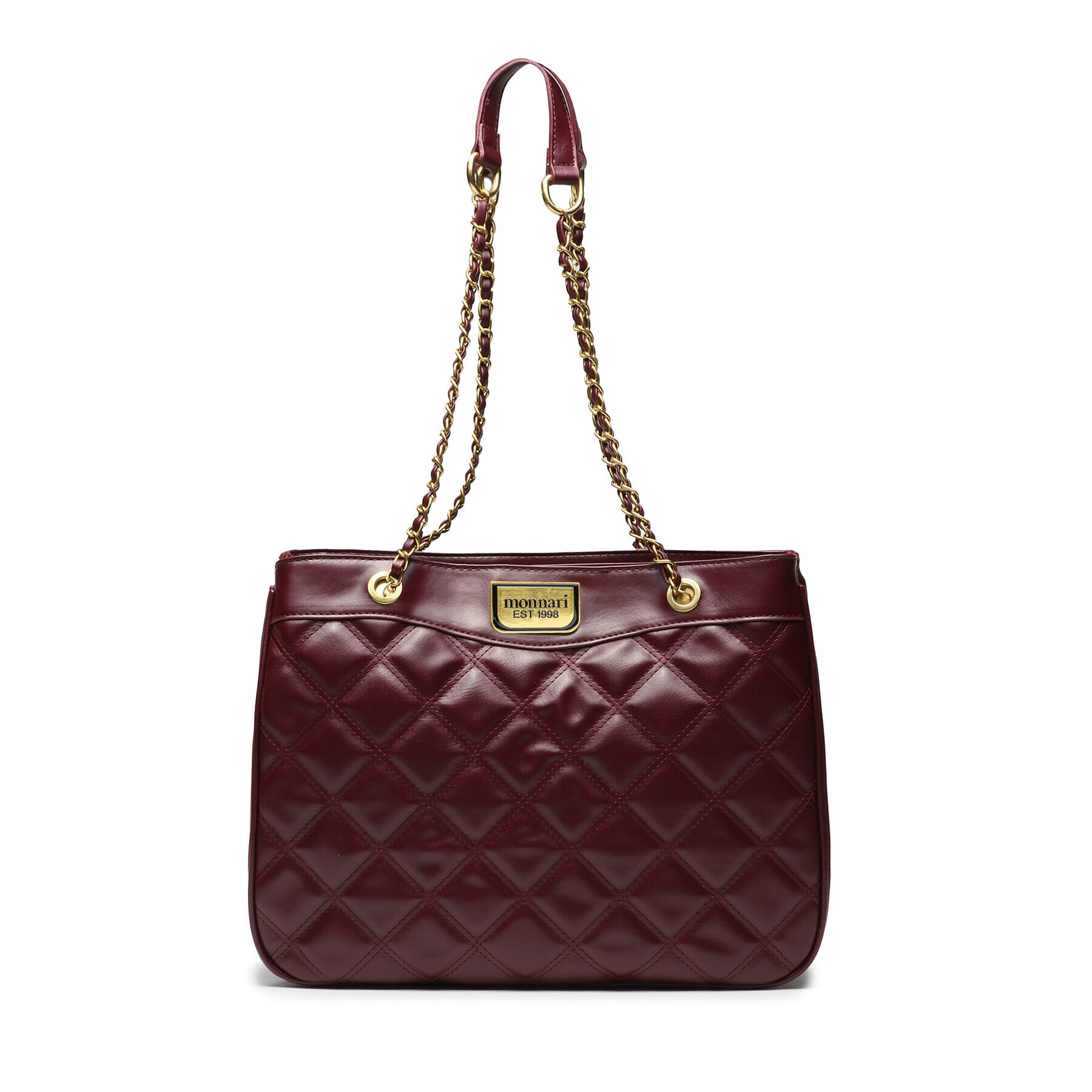 Monnari Дамска чанта BAG4570-M05 Бордо - Pepit.bg