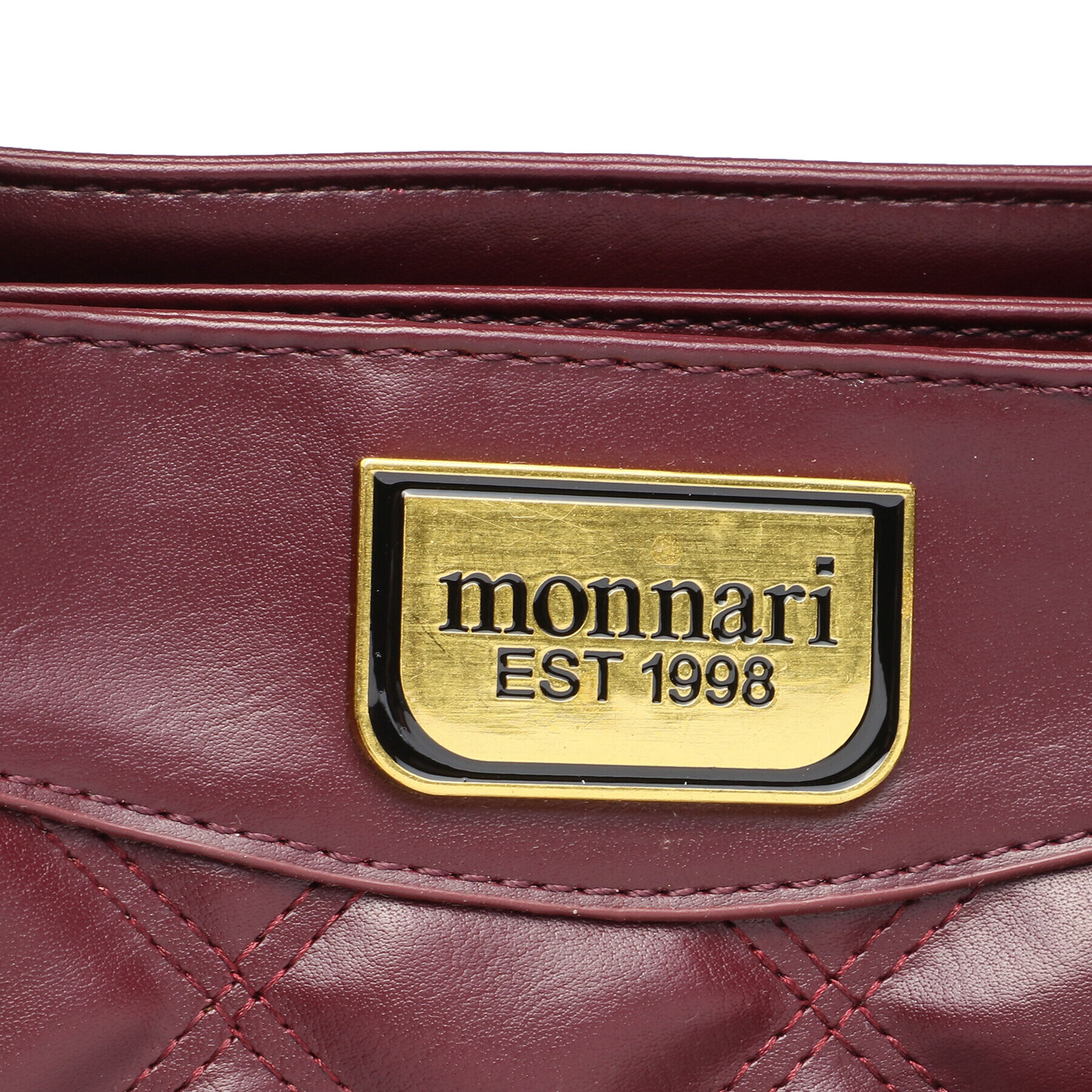 Monnari Дамска чанта BAG4570-M05 Бордо - Pepit.bg