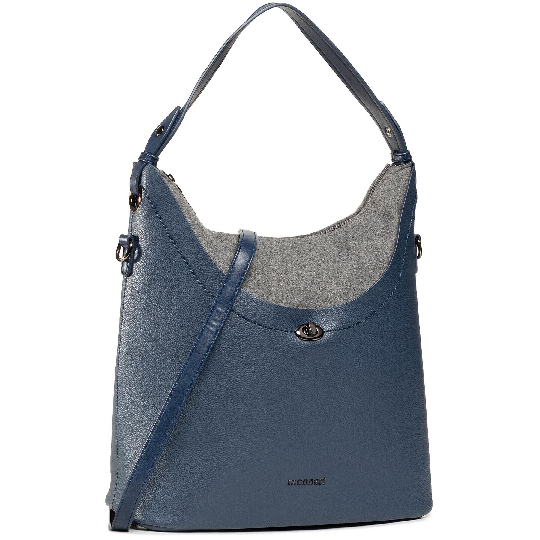 Monnari Дамска чанта BAG4730-013 Тъмносин - Pepit.bg