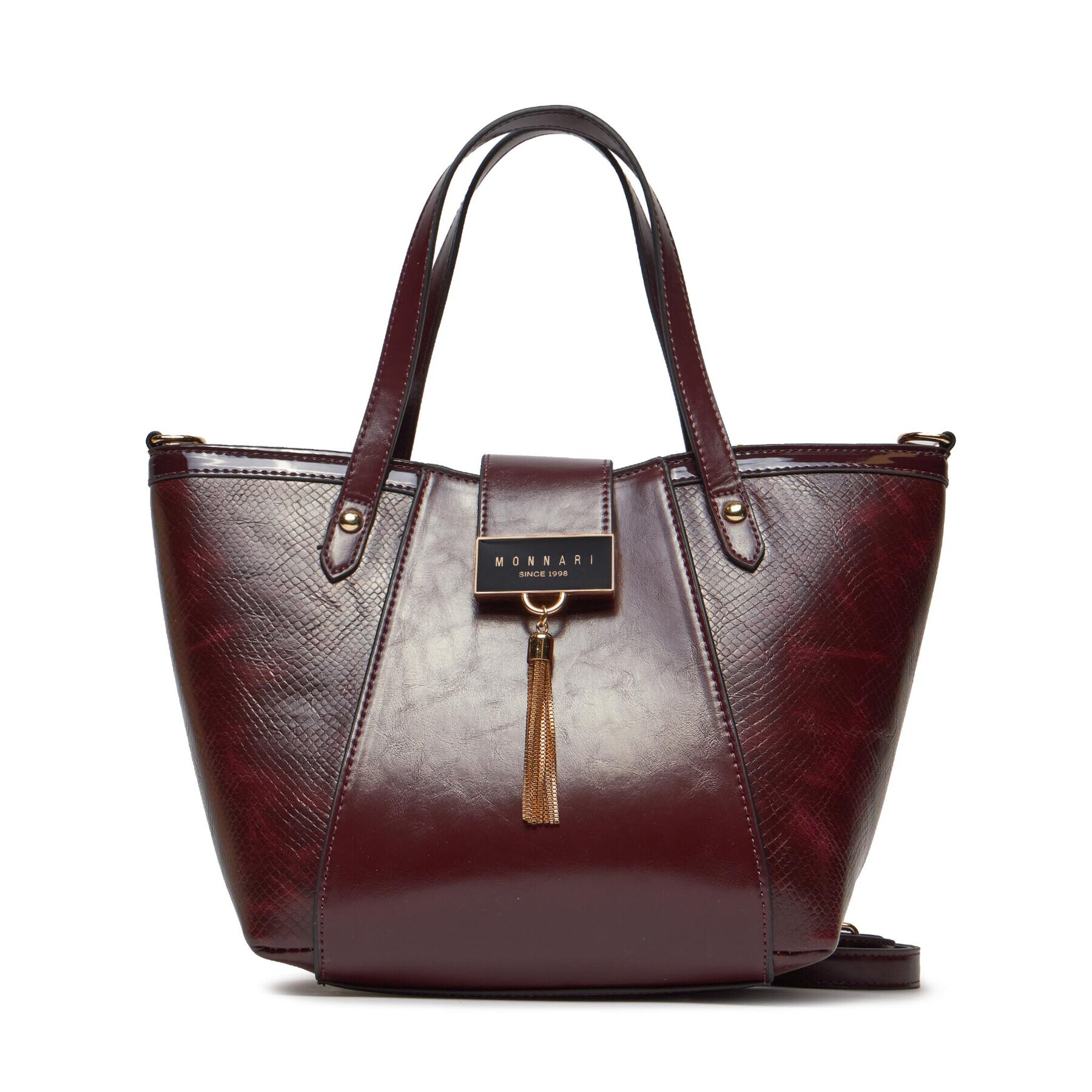Monnari Дамска чанта BAG5320-M05 Бордо - Pepit.bg
