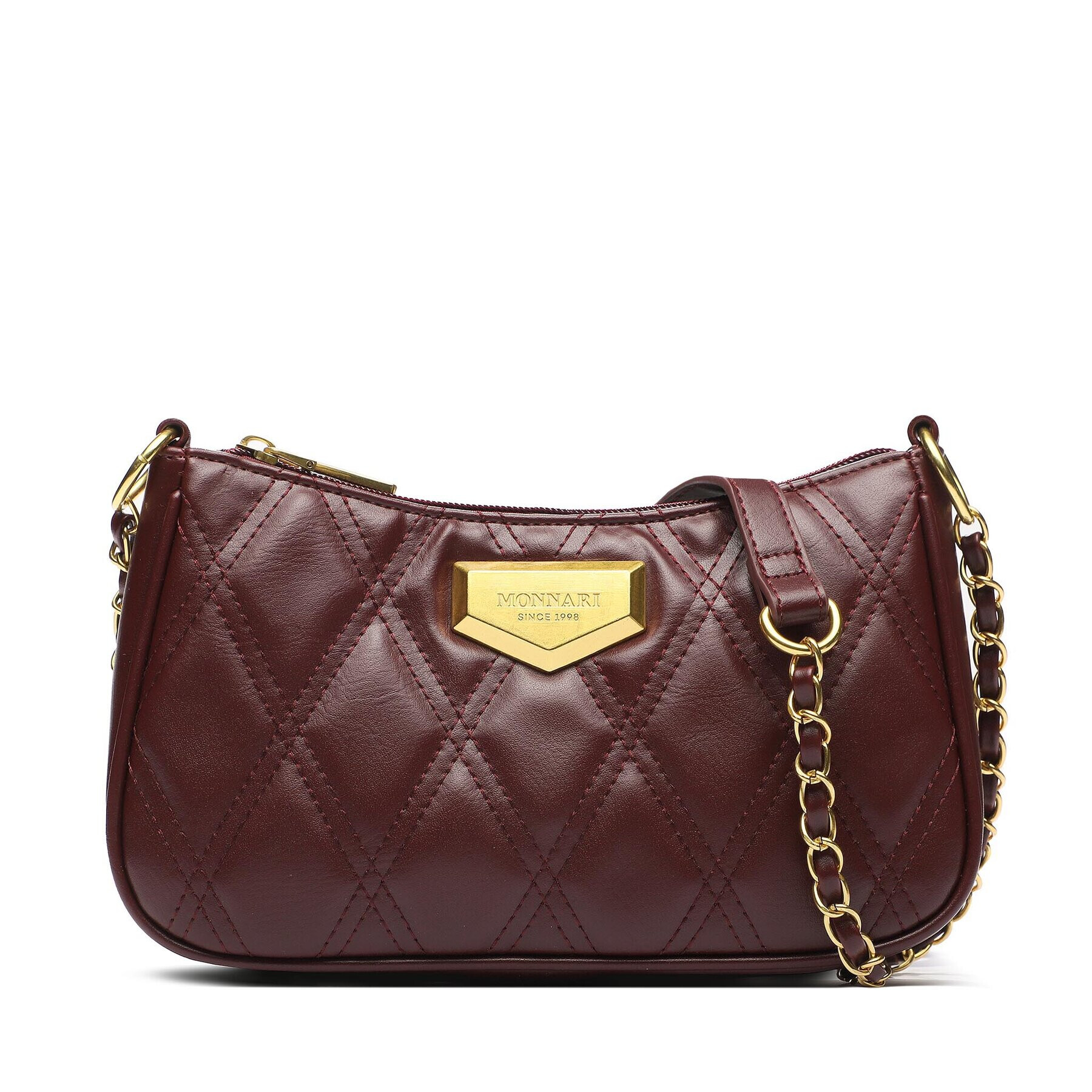 Monnari Дамска чанта BAG5580-M05 Бордо - Pepit.bg