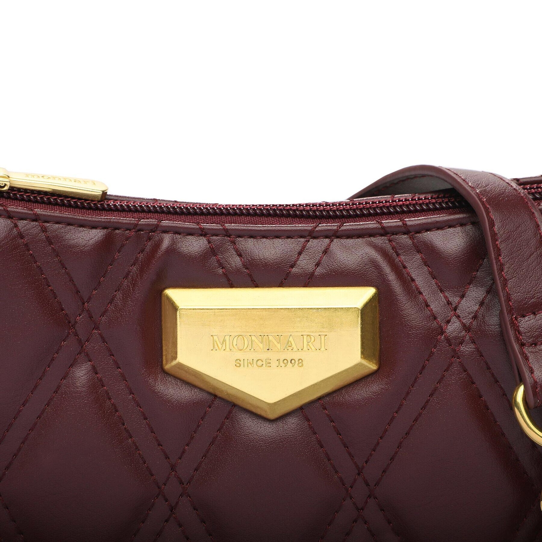 Monnari Дамска чанта BAG5580-M05 Бордо - Pepit.bg