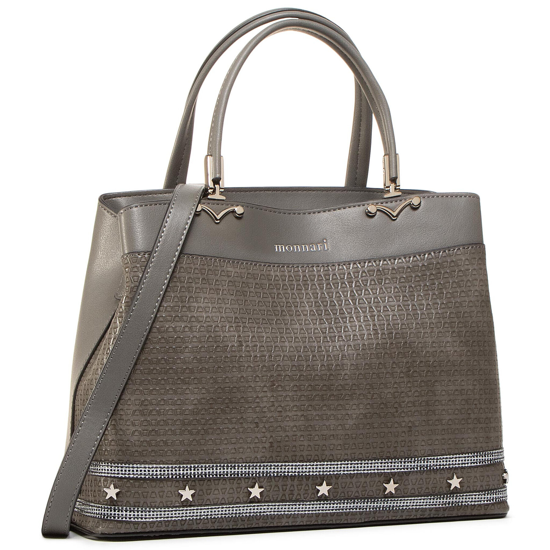 Monnari Дамска чанта BAG7860-019 Сив - Pepit.bg