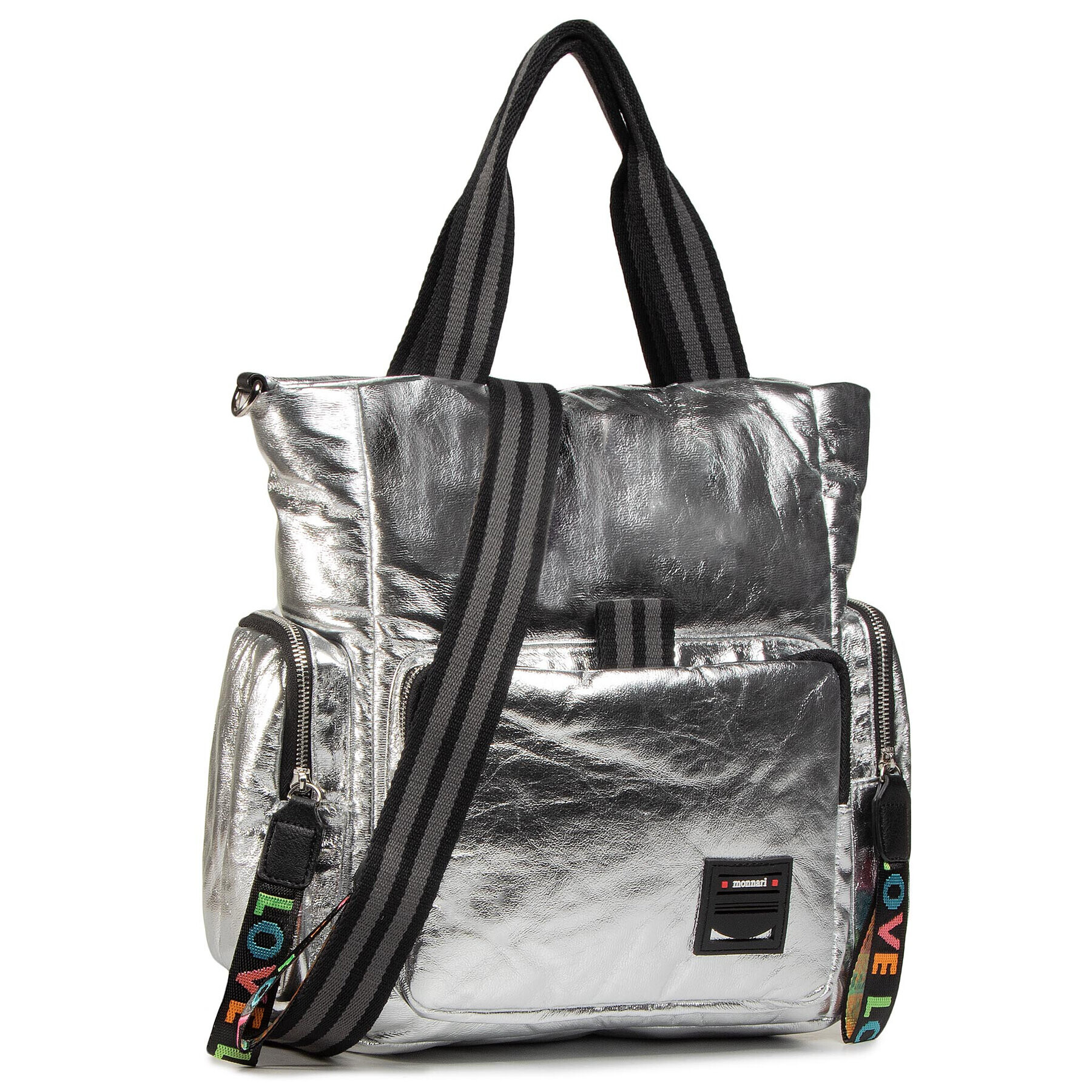 Monnari Дамска чанта BAG9010-022 Сребрист - Pepit.bg
