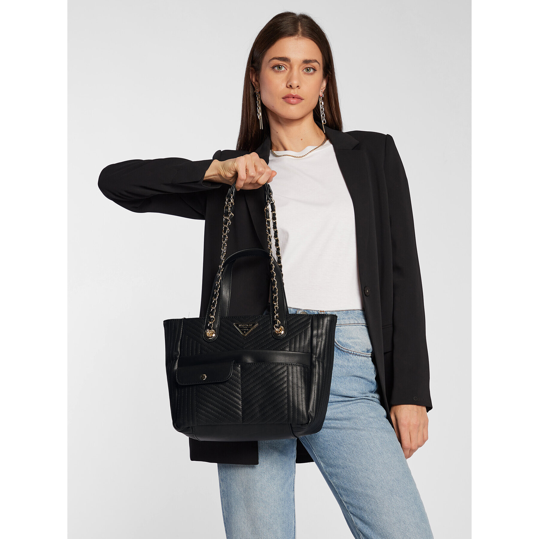 Monnari Дамска чанта BAGA900-020 Черен - Pepit.bg