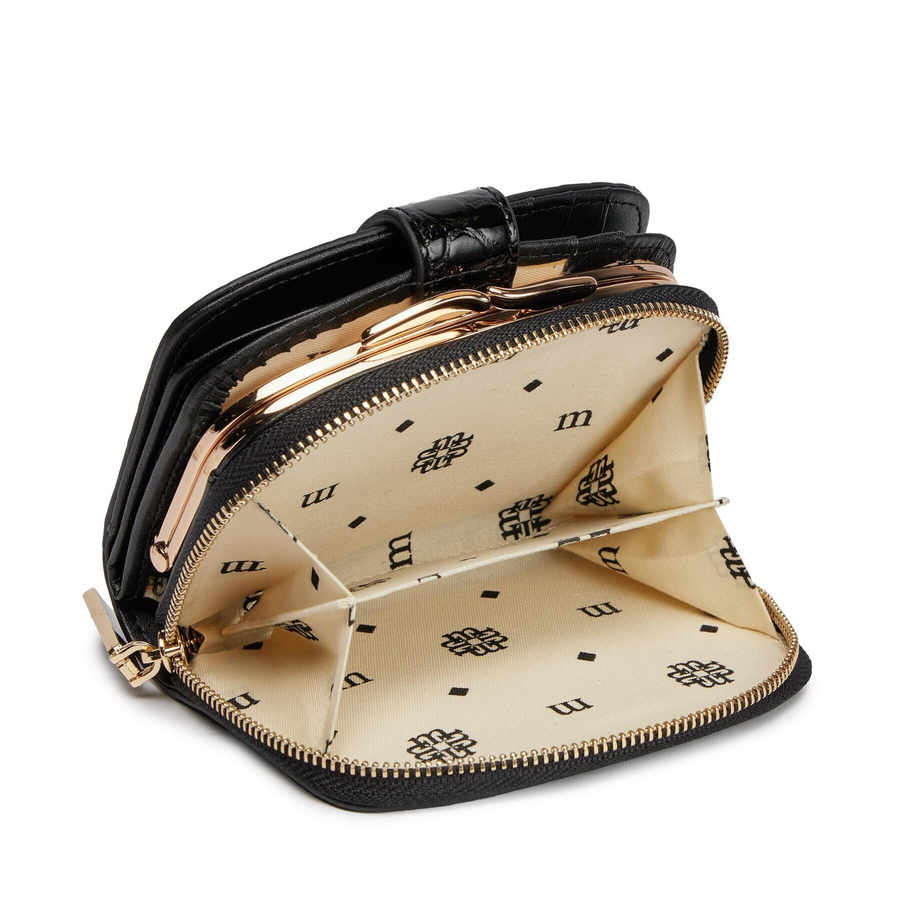 Monnari Малък дамски портфейл PUR0021-020 Черен - Pepit.bg