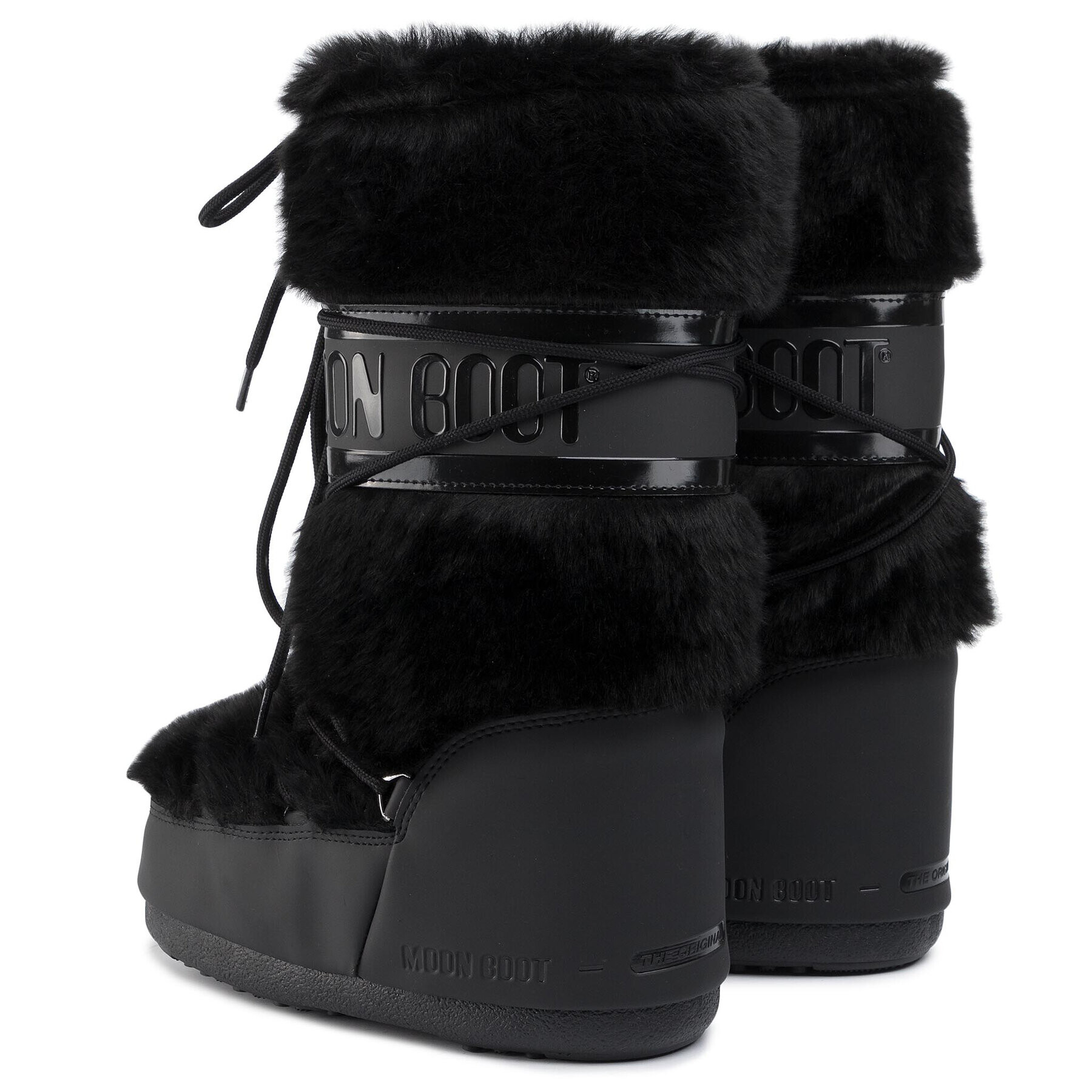 Moon Boot Апрески Classic Faux Fur 140890001 Черен - Pepit.bg