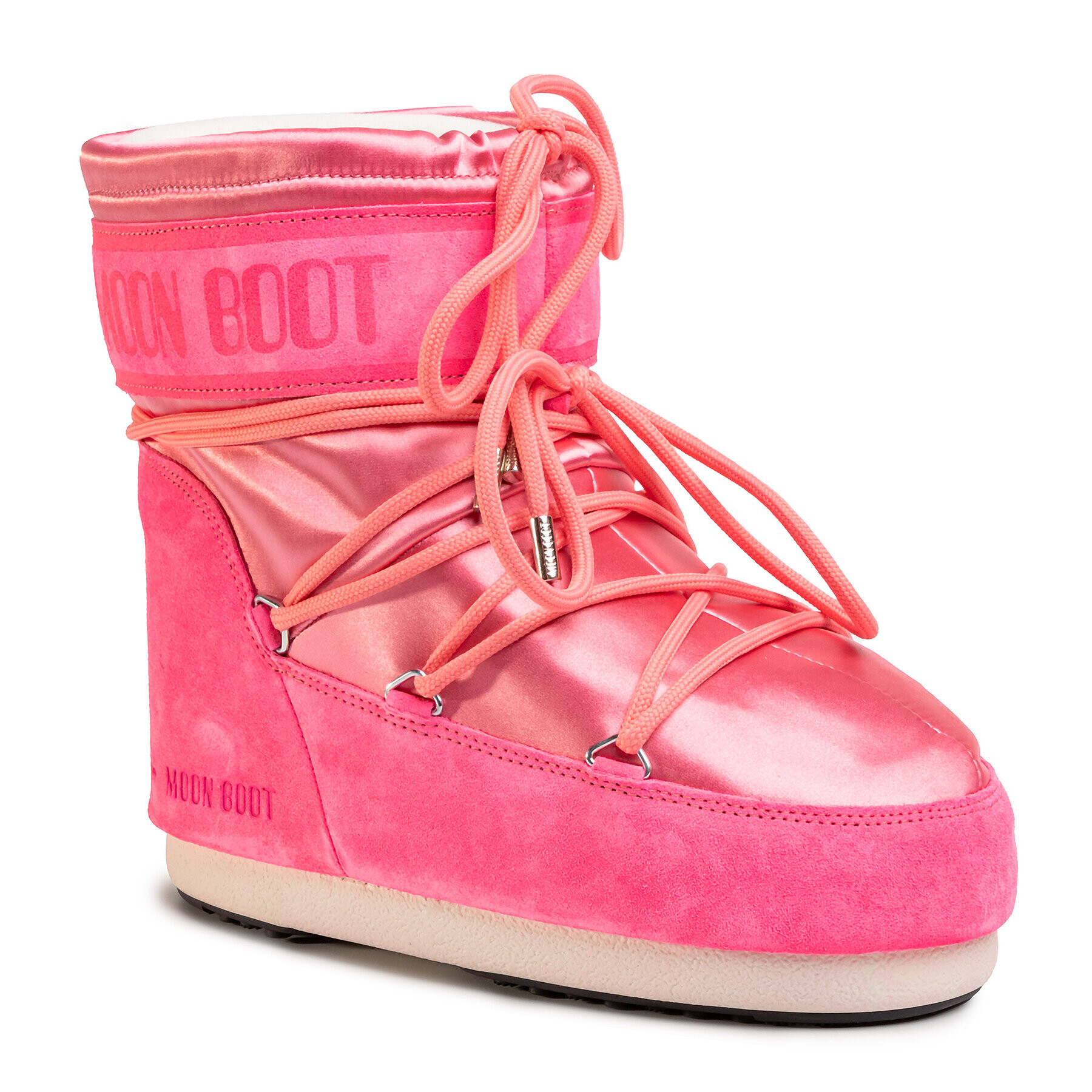 Moon Boot Апрески Classic Low Satin 14089300002 Розов - Pepit.bg