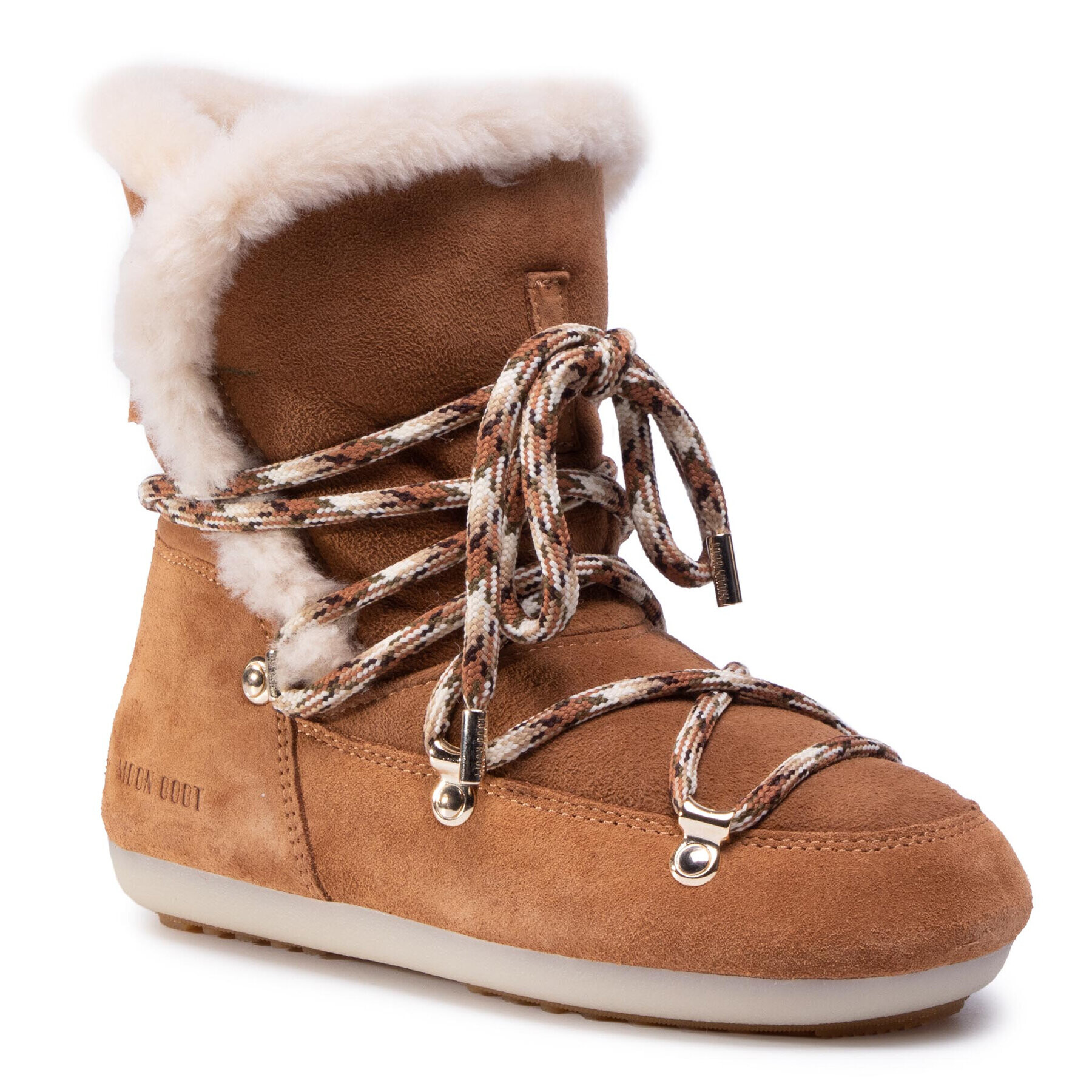 Moon Boot Апрески Dk Side High Shearling 24300100001 Кафяв - Pepit.bg