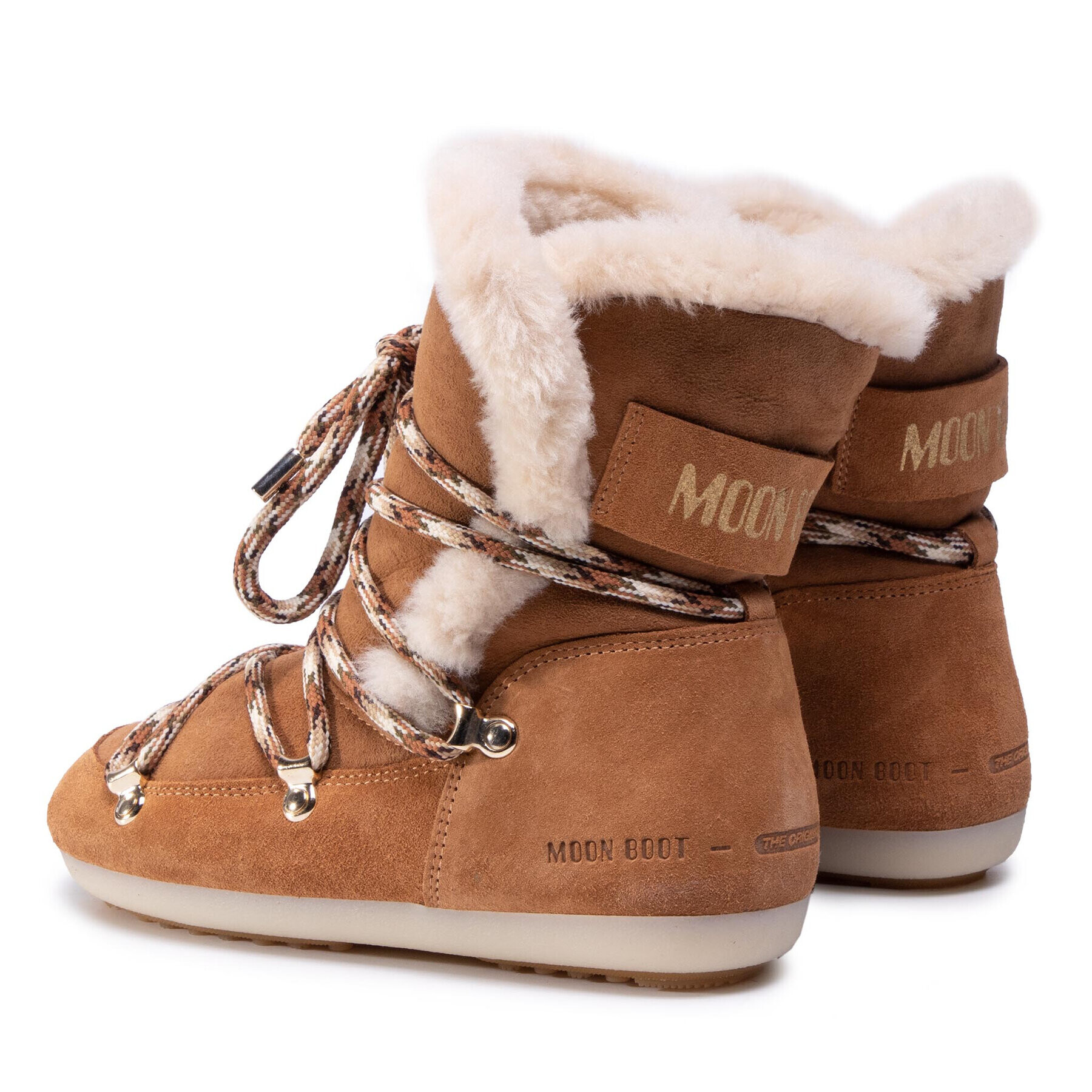 Moon Boot Апрески Dk Side High Shearling 24300100001 Кафяв - Pepit.bg