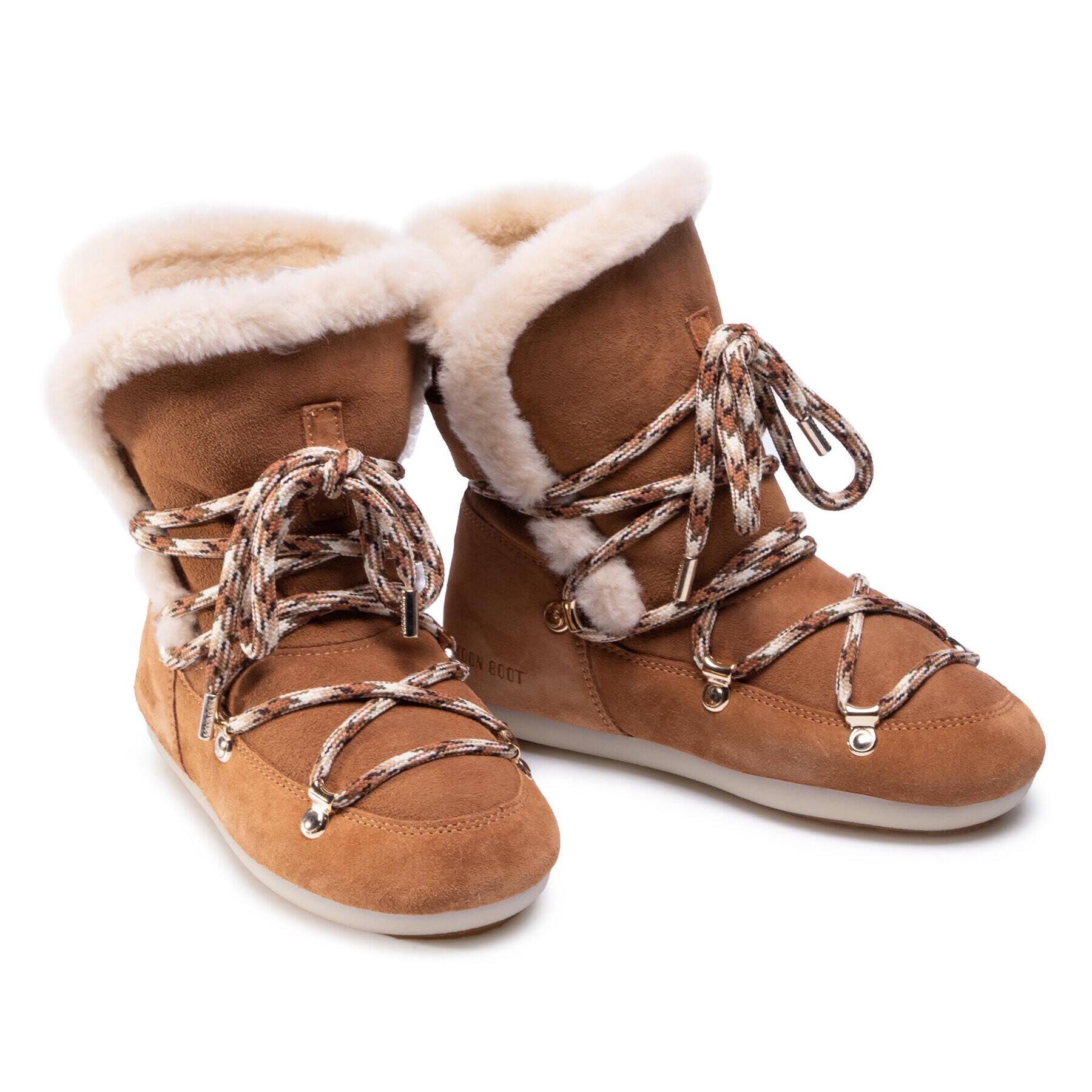 Moon Boot Апрески Dk Side High Shearling 24300100001 Кафяв - Pepit.bg