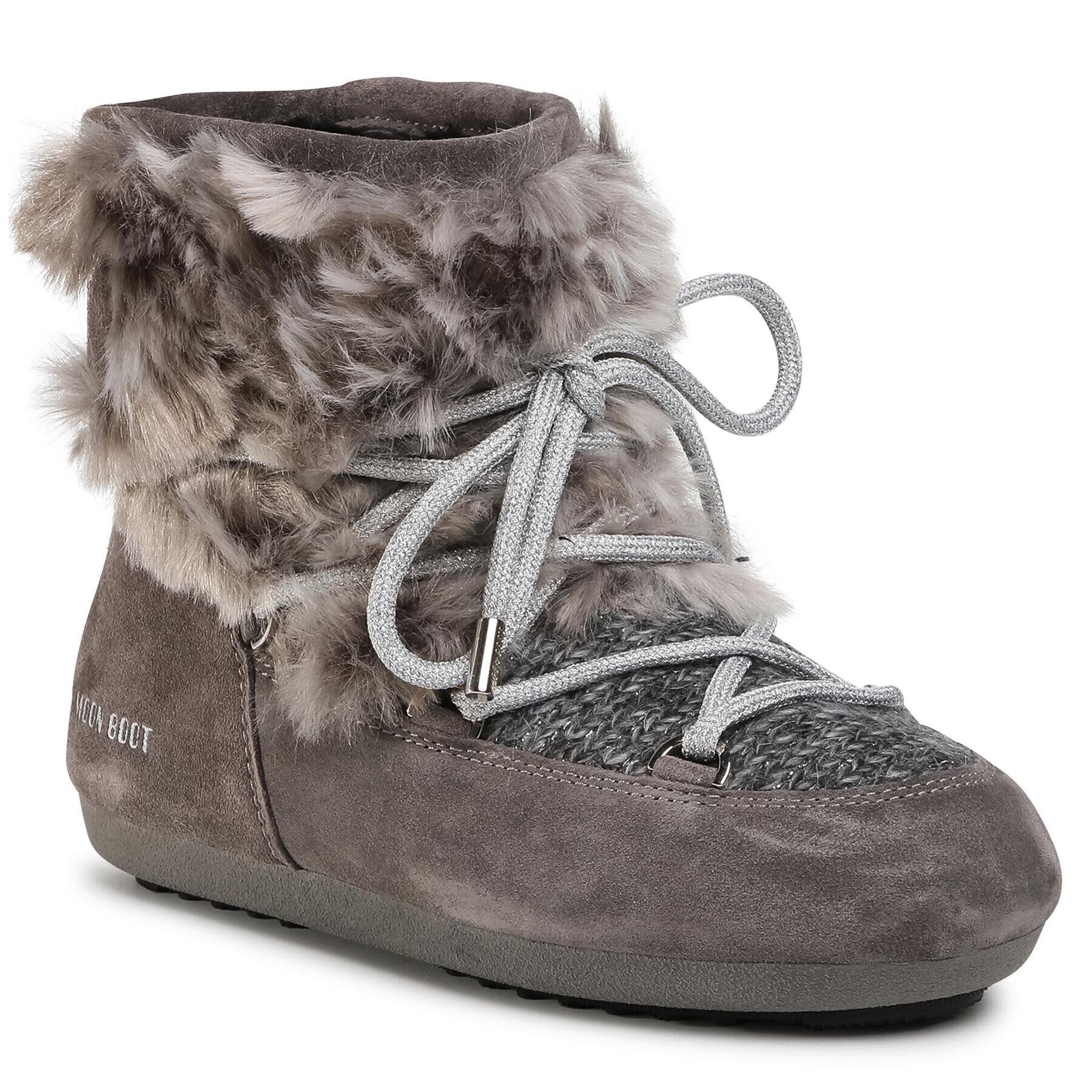 Moon Boot Апрески Dk Side Low Wool Fur 24300700 Сив - Pepit.bg