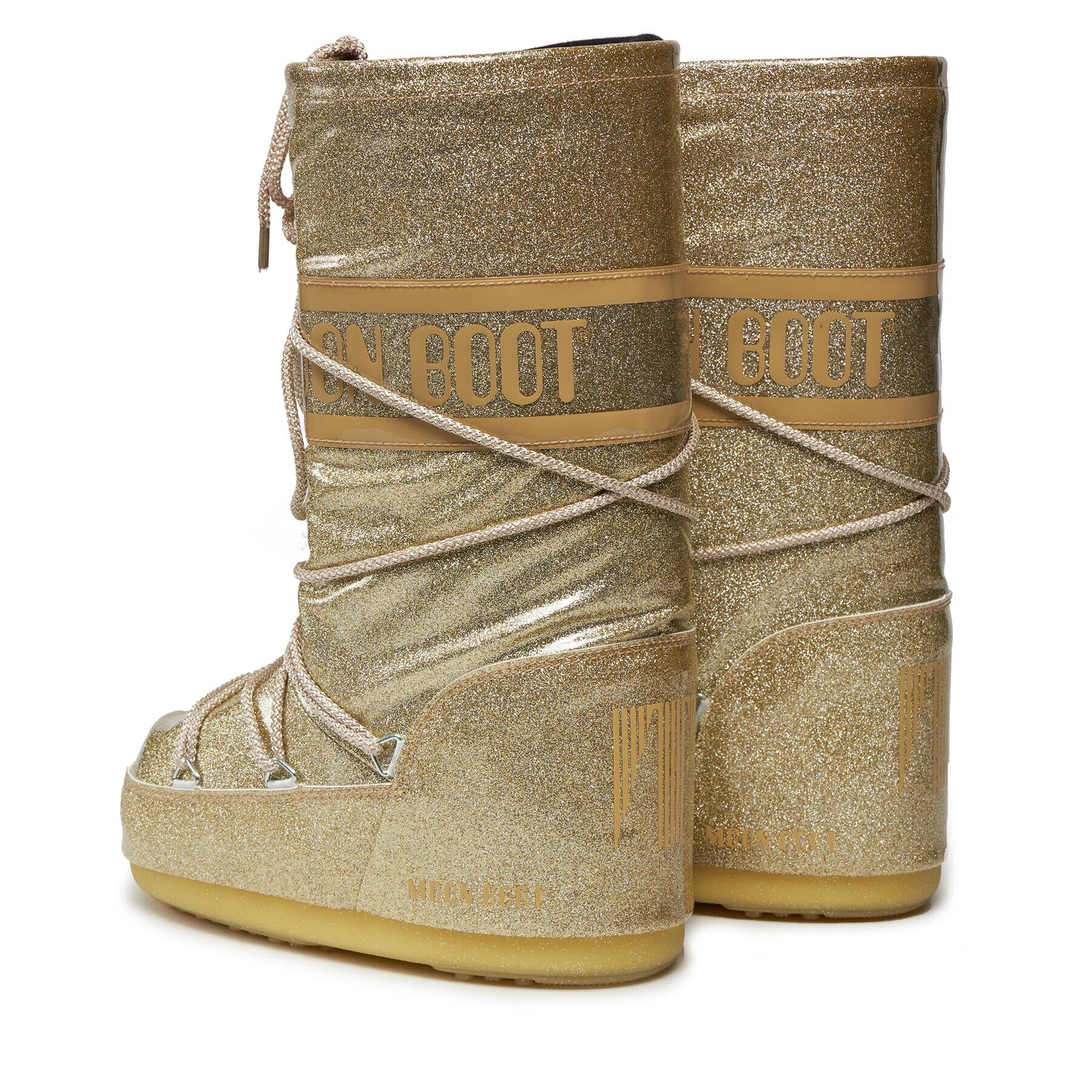 Moon Boot Апрески Glitter 14028500004 S Златист - Pepit.bg
