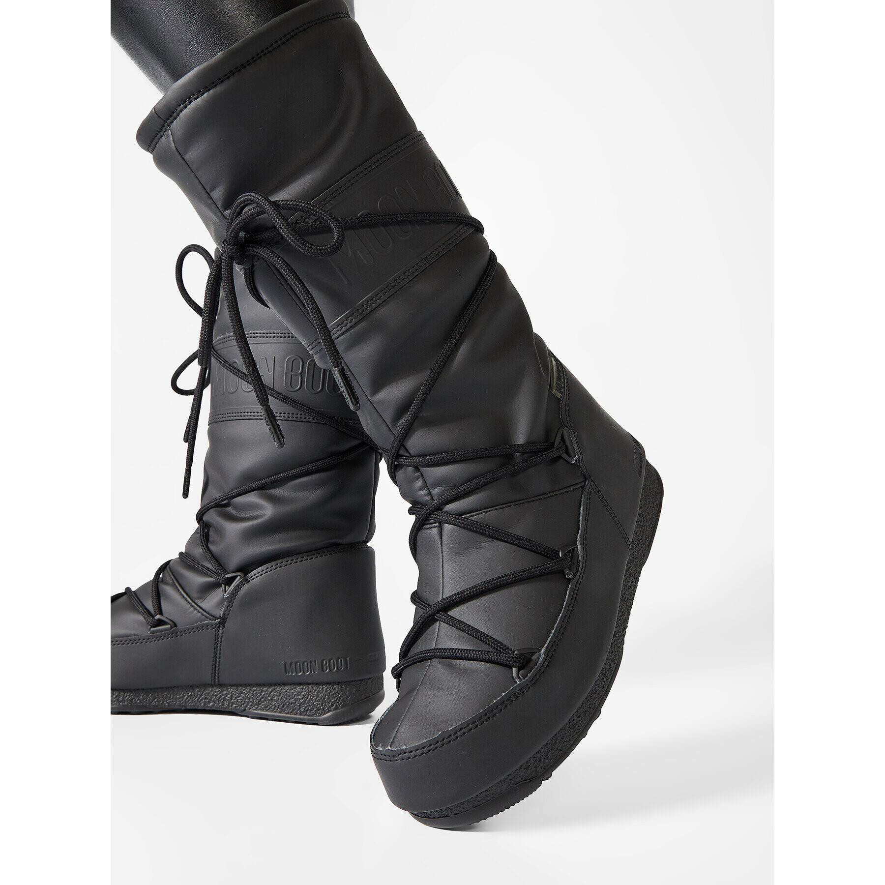 Moon Boot Апрески High Rubber Wp 24010200 Черен - Pepit.bg