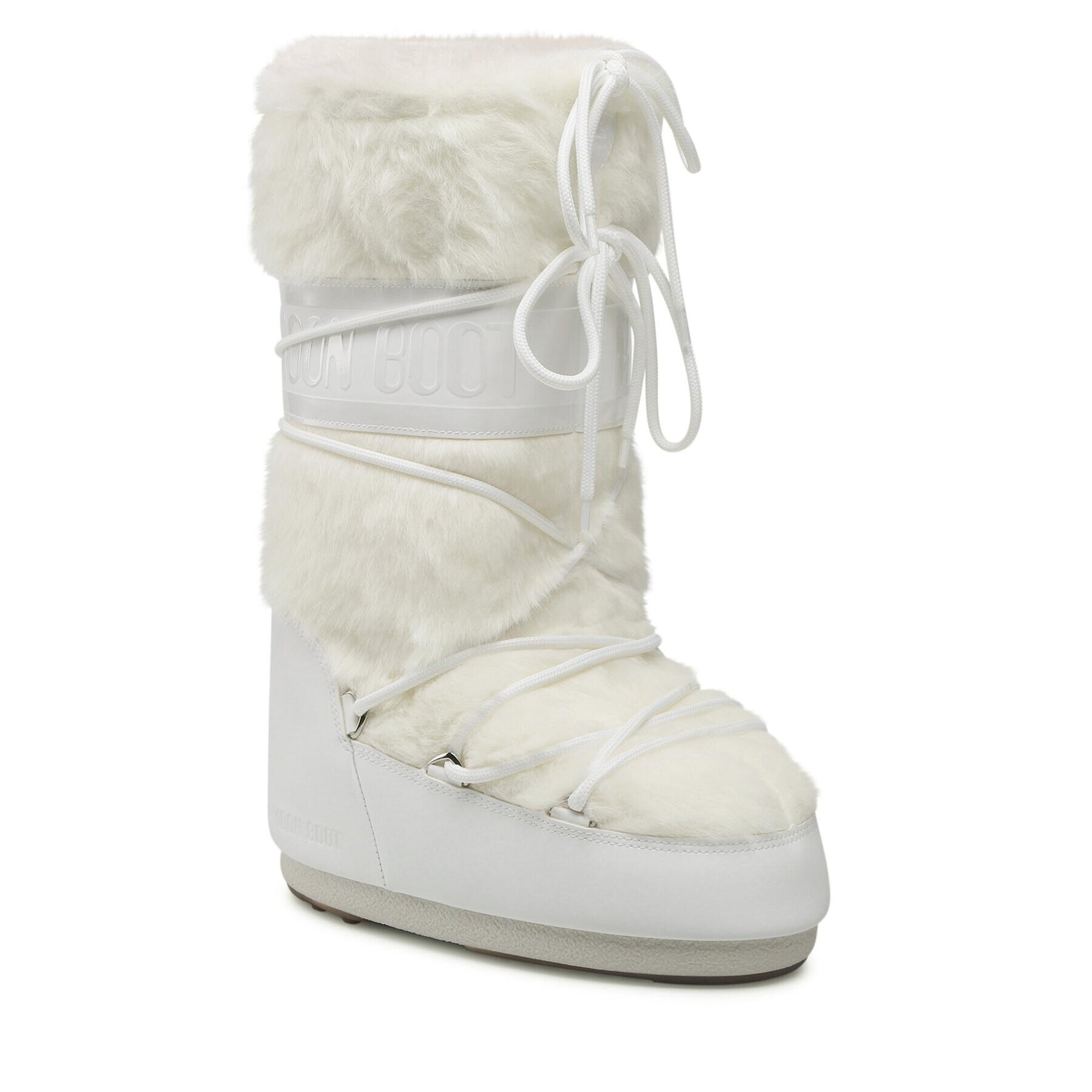 Moon Boot Апрески Icon Faux Fur 14089000003 Бял - Pepit.bg