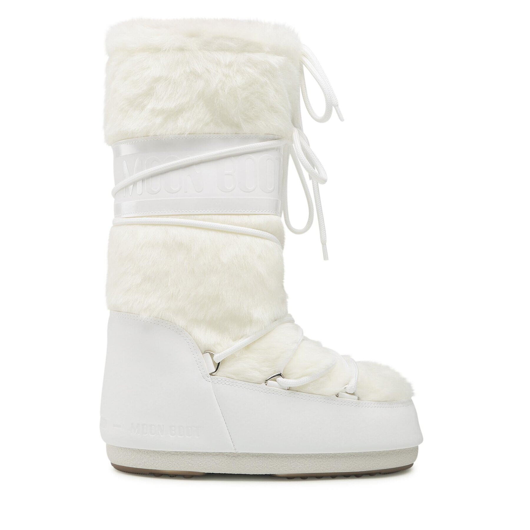 Moon Boot Апрески Icon Faux Fur 14089000003 Бял - Pepit.bg