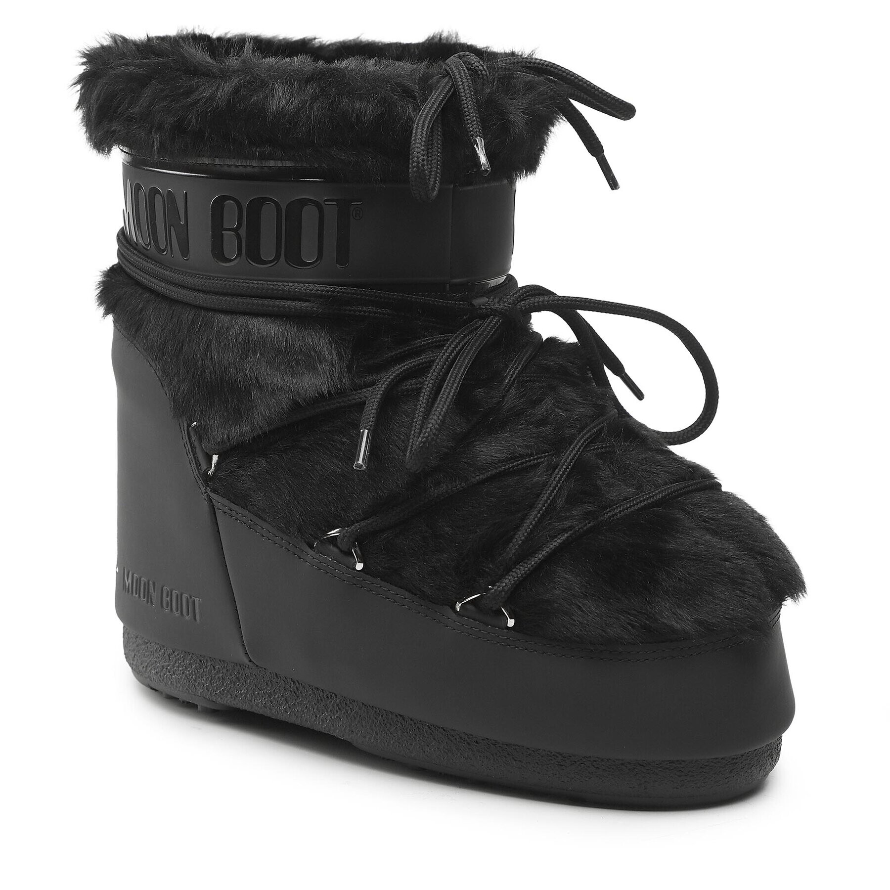 Moon Boot Апрески Icon Low Faux Fur 14093900001 Черен - Pepit.bg