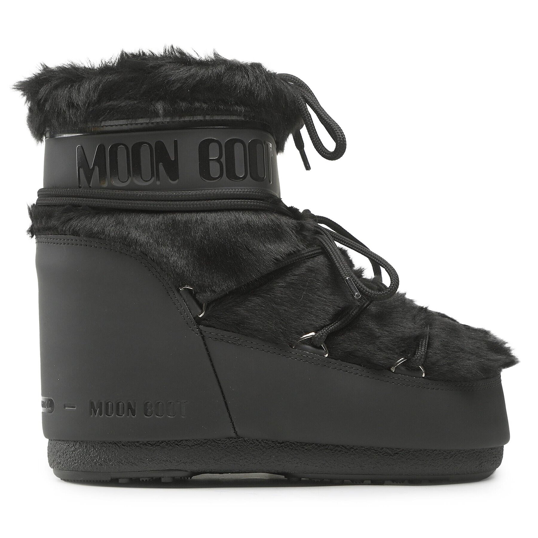 Moon Boot Апрески Icon Low Faux Fur 14093900001 Черен - Pepit.bg