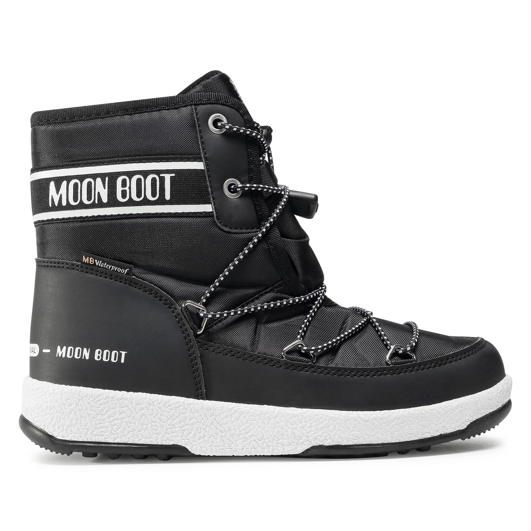 Moon Boot Апрески Jr Boy Mid Wp 2 34052500001 Черен - Pepit.bg