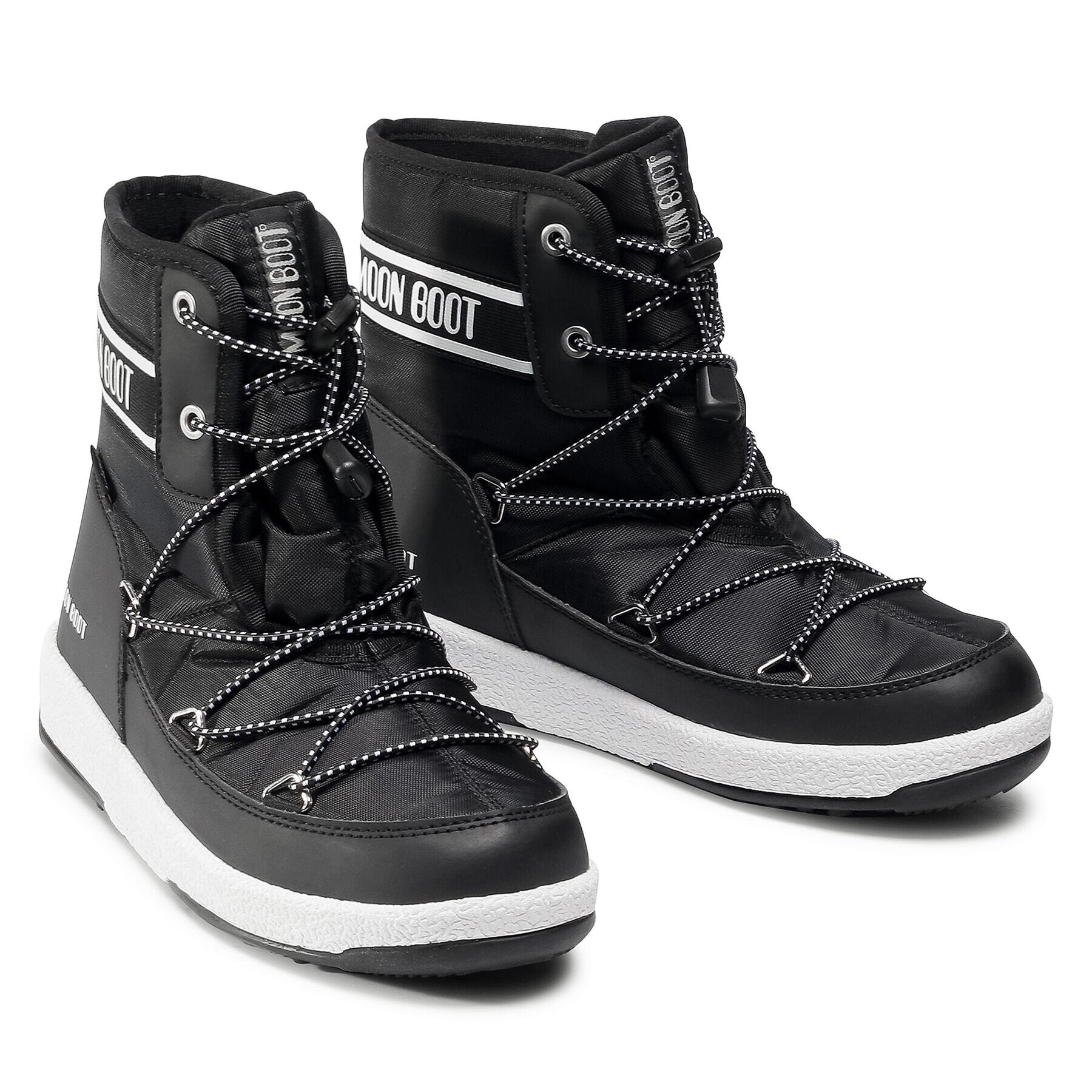 Moon Boot Апрески Jr Boy Mid Wp 2 34052500001 Черен - Pepit.bg