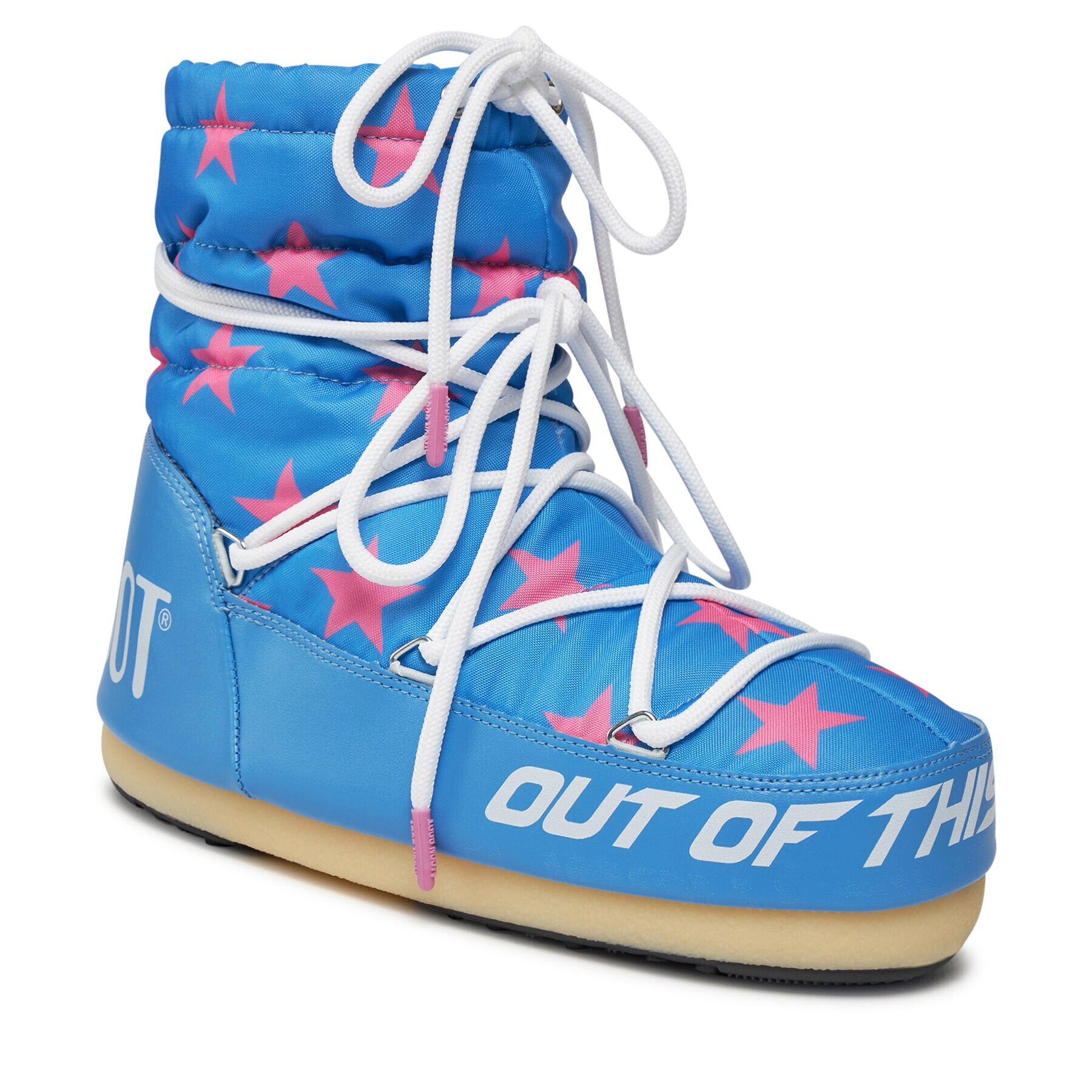 Moon Boot Апрески Light Low Stars 14601700001 Син - Pepit.bg