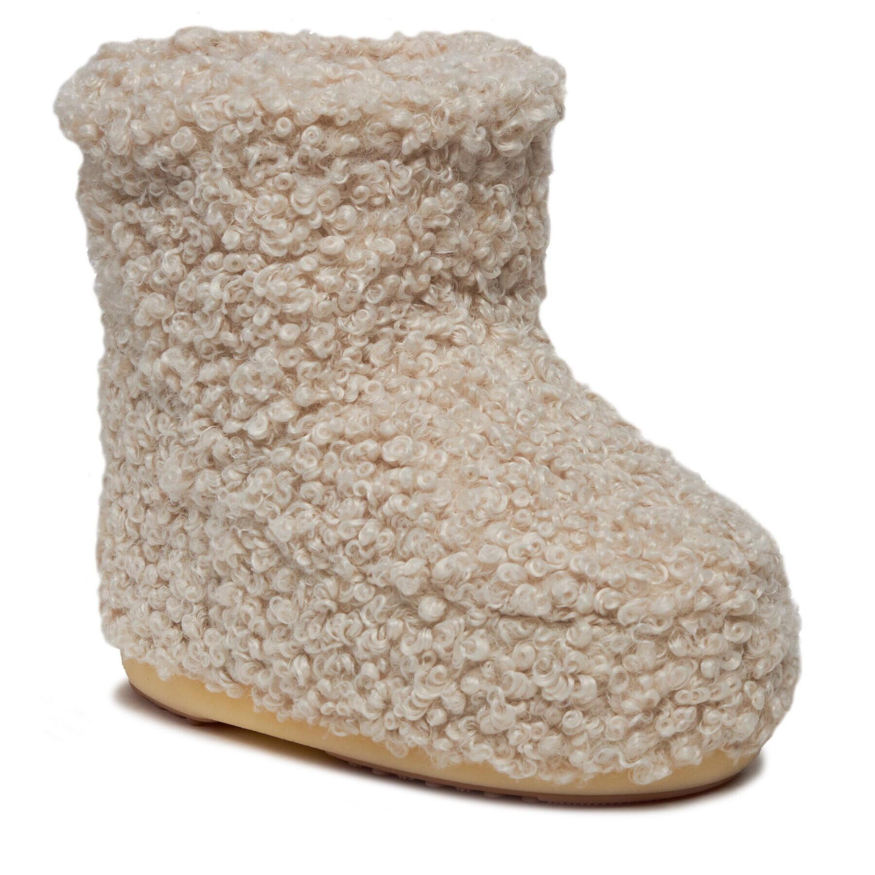 Moon Boot Апрески Low Faux Curly 14094500002 Екрю - Pepit.bg