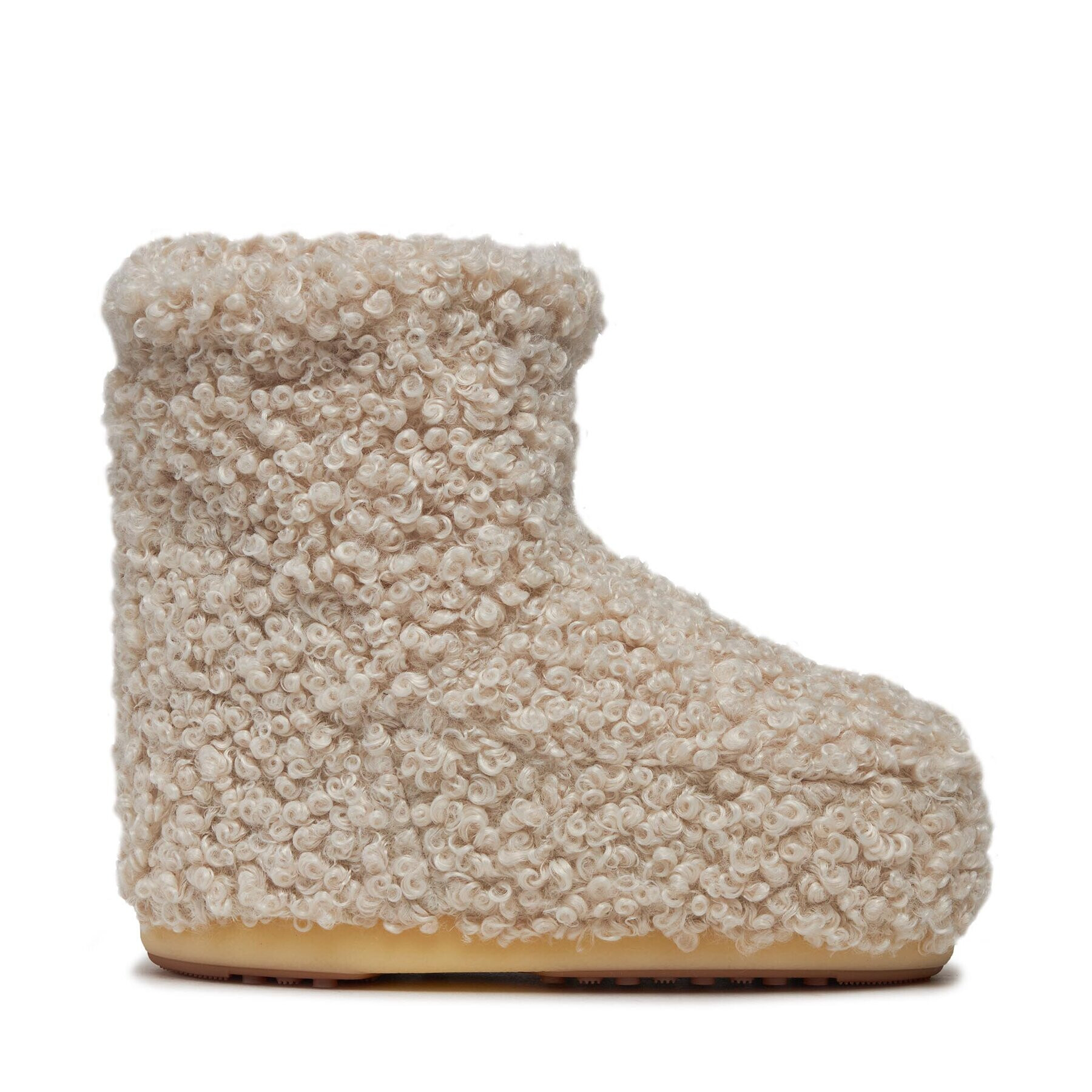 Moon Boot Апрески Low Faux Curly 14094500002 Екрю - Pepit.bg