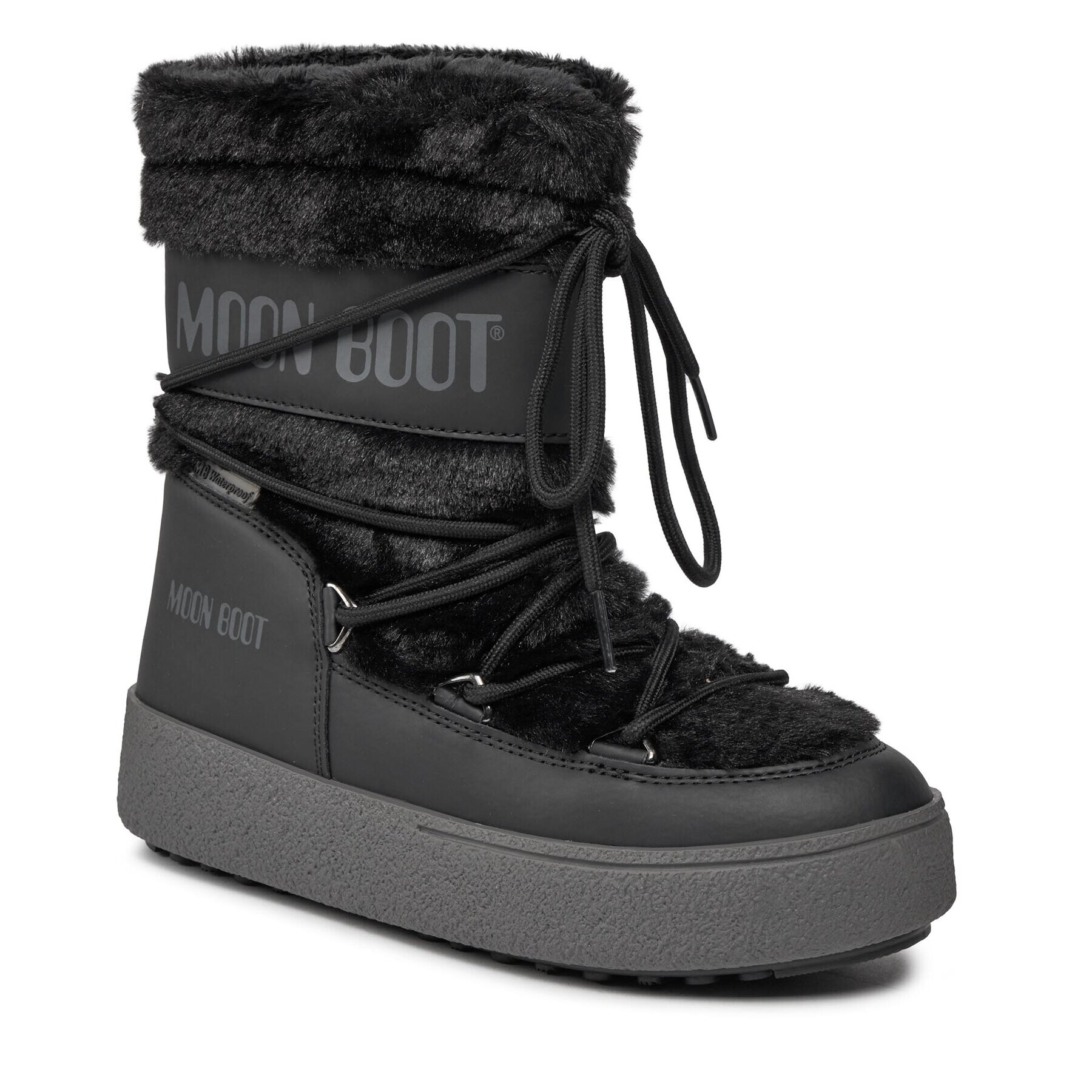 Moon Boot Апрески Ltrack Faux Fur Wp 24501300001 Черен - Pepit.bg