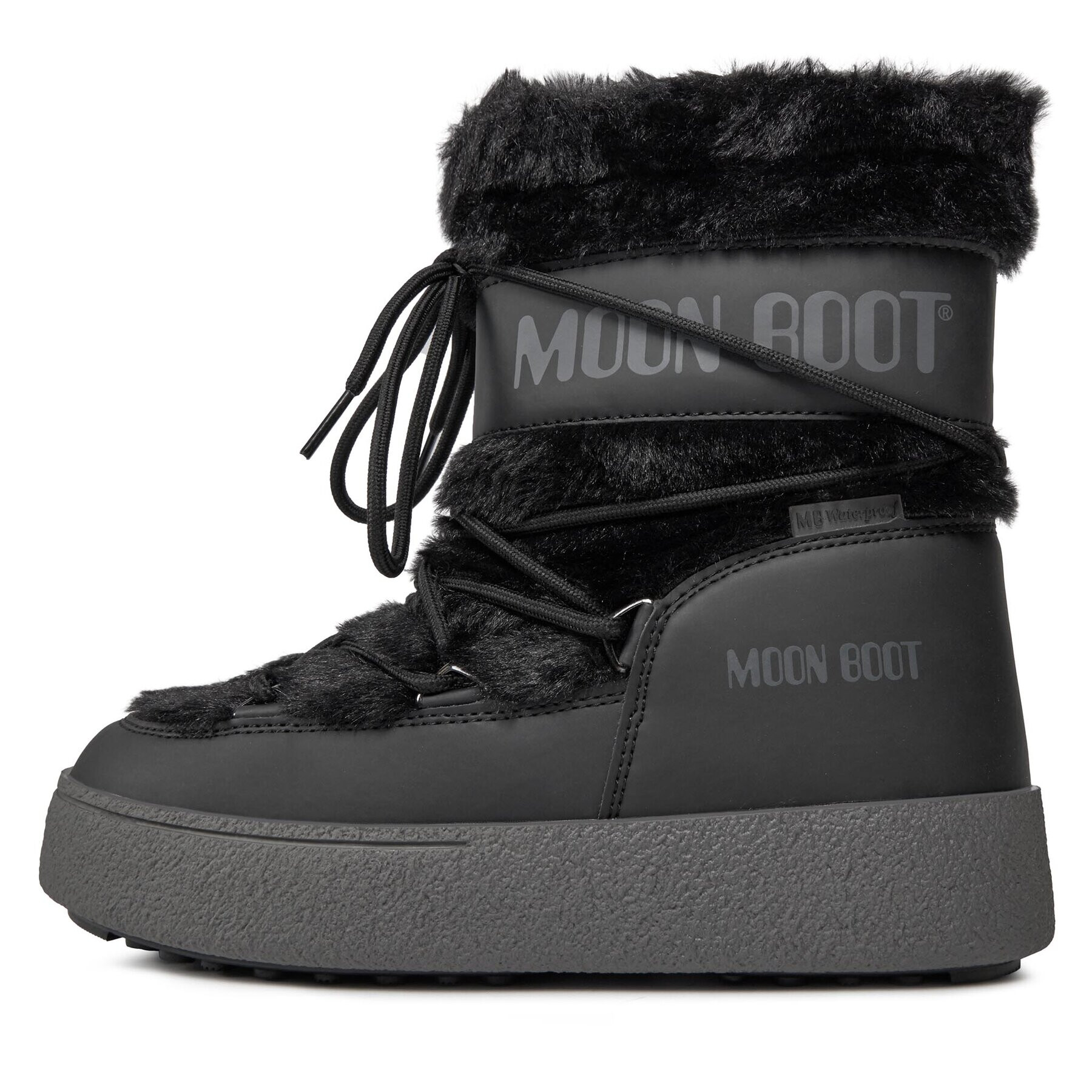 Moon Boot Апрески Ltrack Faux Fur Wp 24501300001 Черен - Pepit.bg