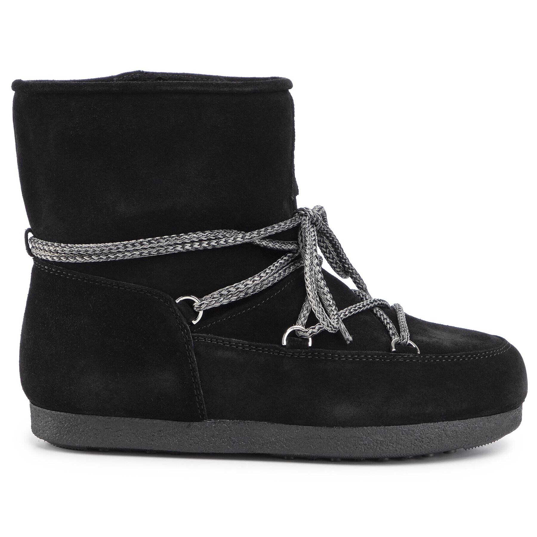 Moon Boot Апрески Mb Far Side Jr Low Suede 34200400001 M Черен - Pepit.bg