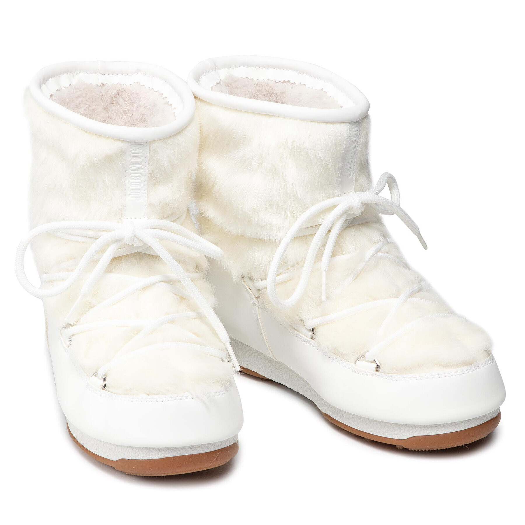 Moon Boot Апрески Monaco Low Fur Wp 2 24009700003 Бял - Pepit.bg