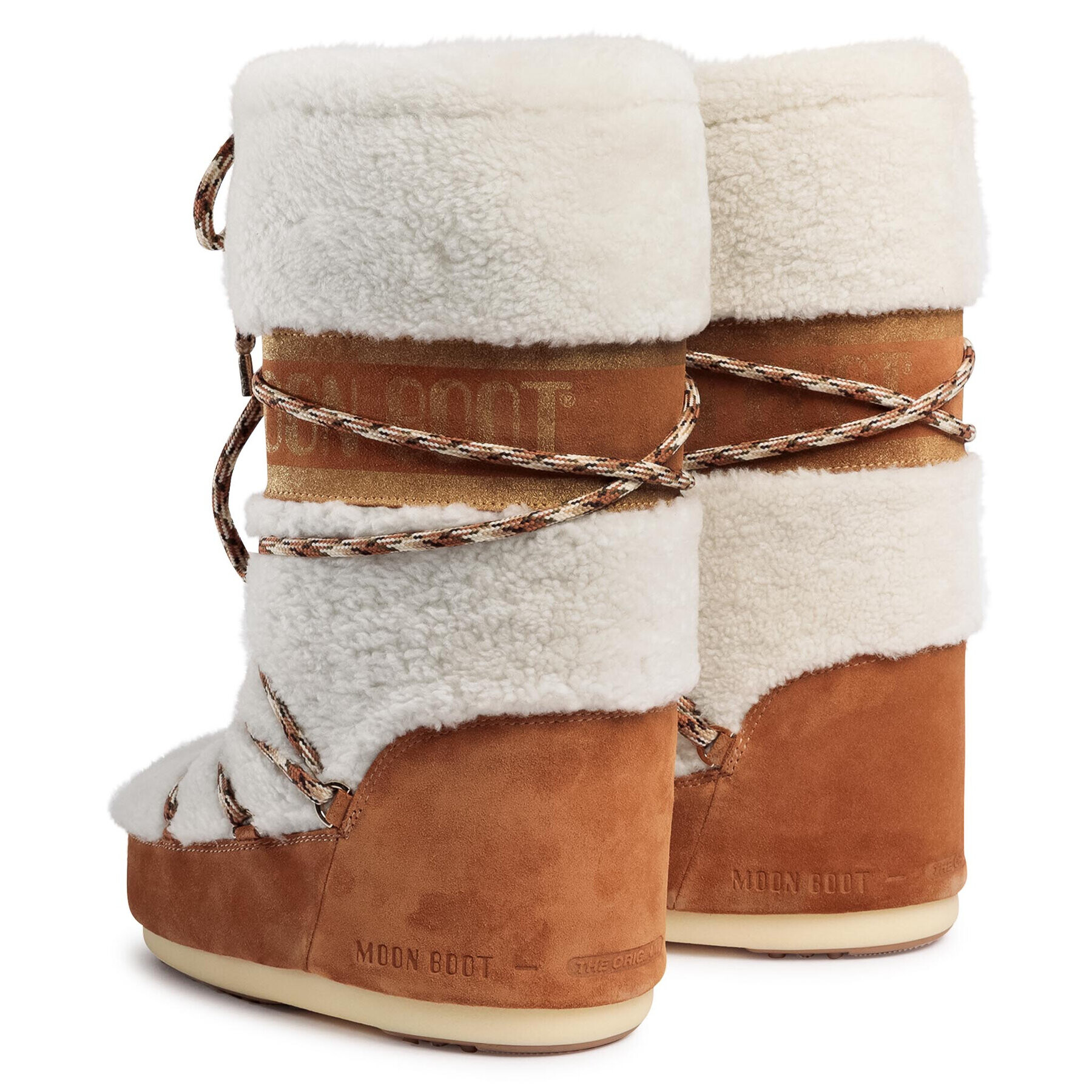 Moon Boot Апрески Shearling 14026100001 Бял - Pepit.bg