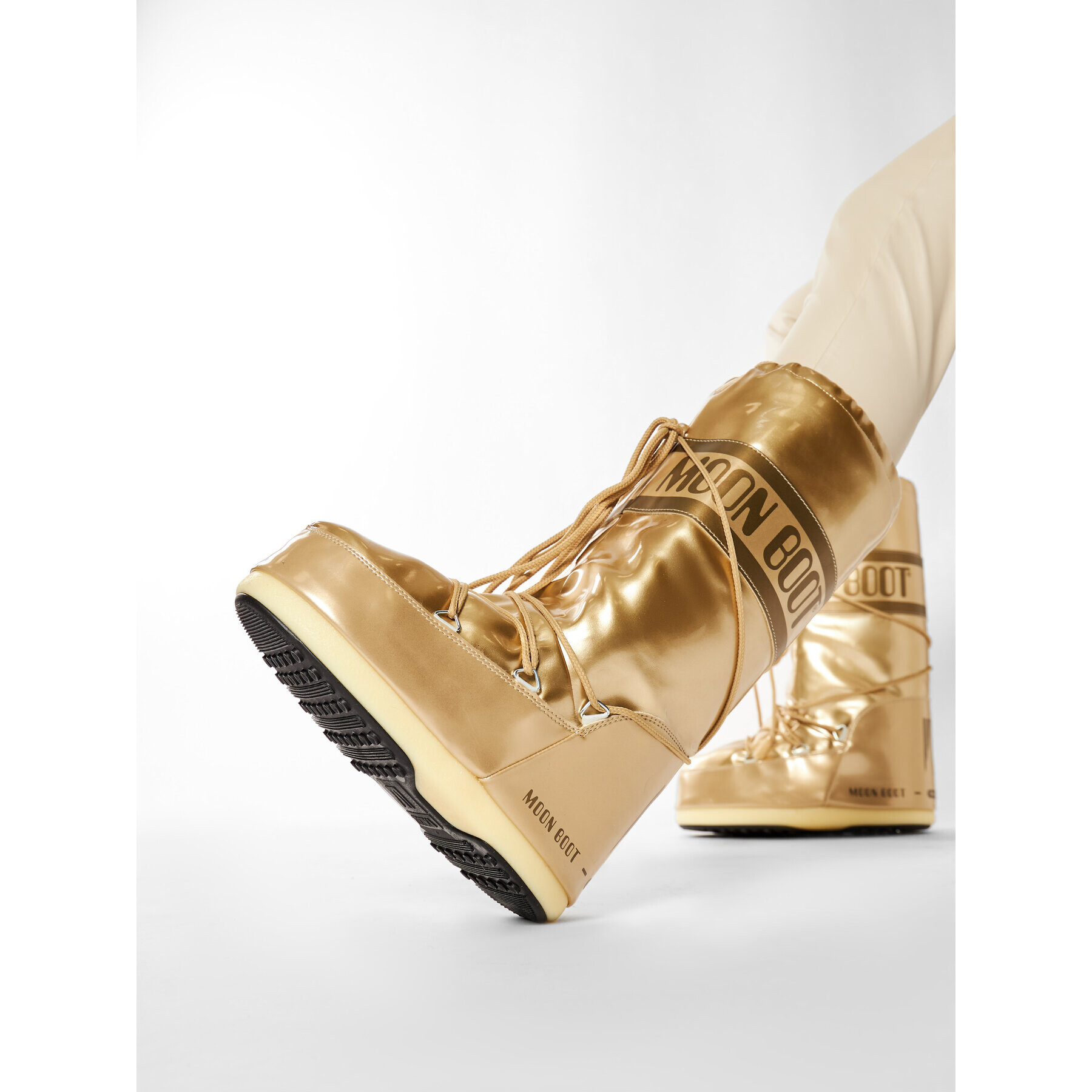 Moon Boot Апрески Vinile Met. 14021400003 Златист - Pepit.bg