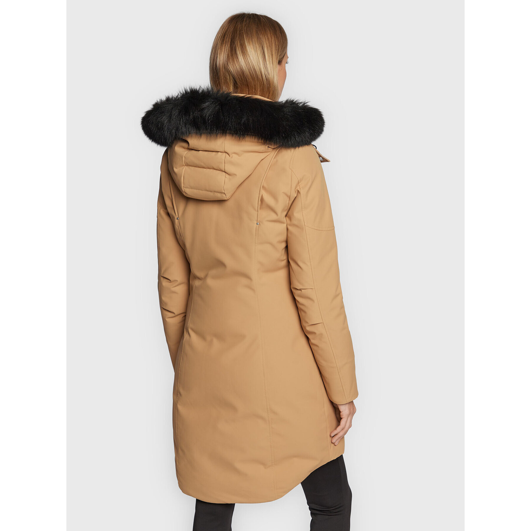 Moose Knuckles Парка Cloud Parka M32LP223 Бежов Slim Fit - Pepit.bg